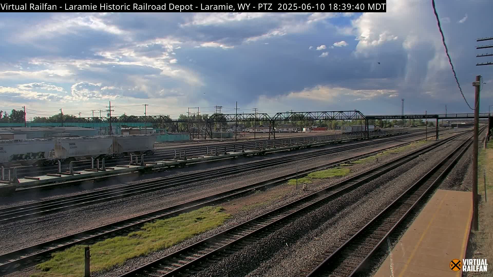 Laramie Historic Railroad Depot Live Cam - Laramie, Albany, Wyoming, USA 
