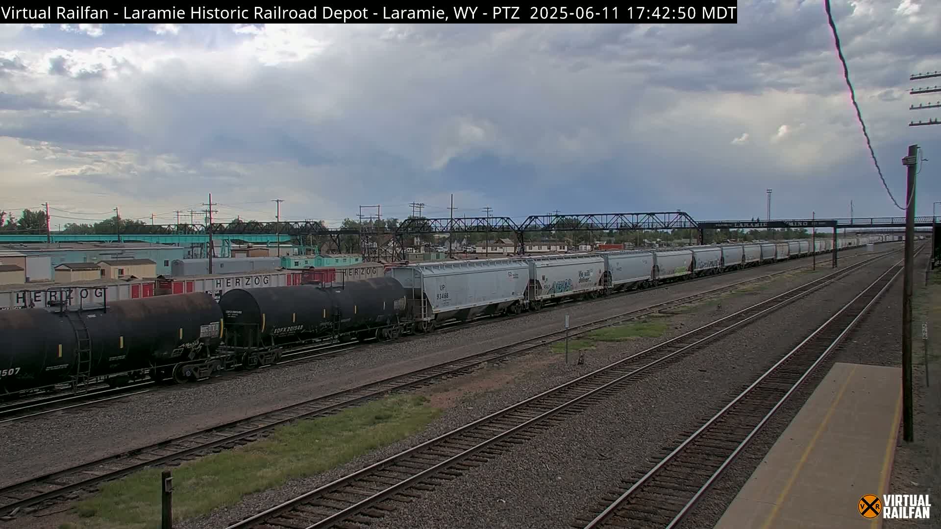 Laramie Historic Railroad Depot Live Cam - Laramie, Albany, Wyoming, USA 