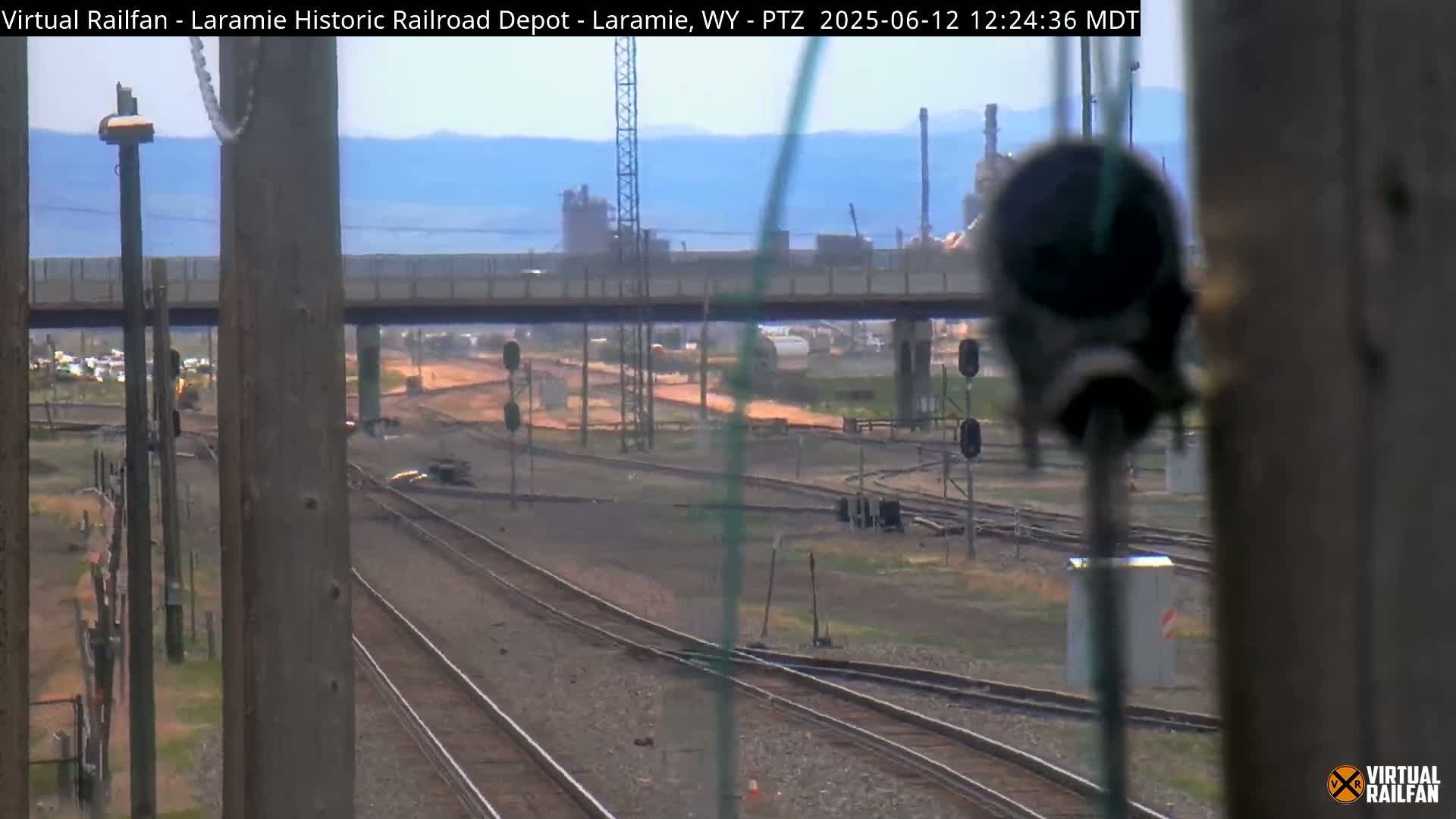 Laramie Historic Railroad Depot Live Cam - Laramie, Albany, Wyoming, USA 
