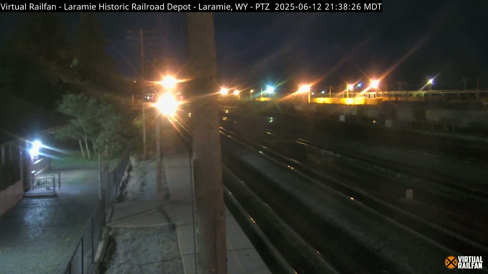 Laramie Historic Railroad Depot Live Cam - Laramie, Albany, Wyoming, USA 