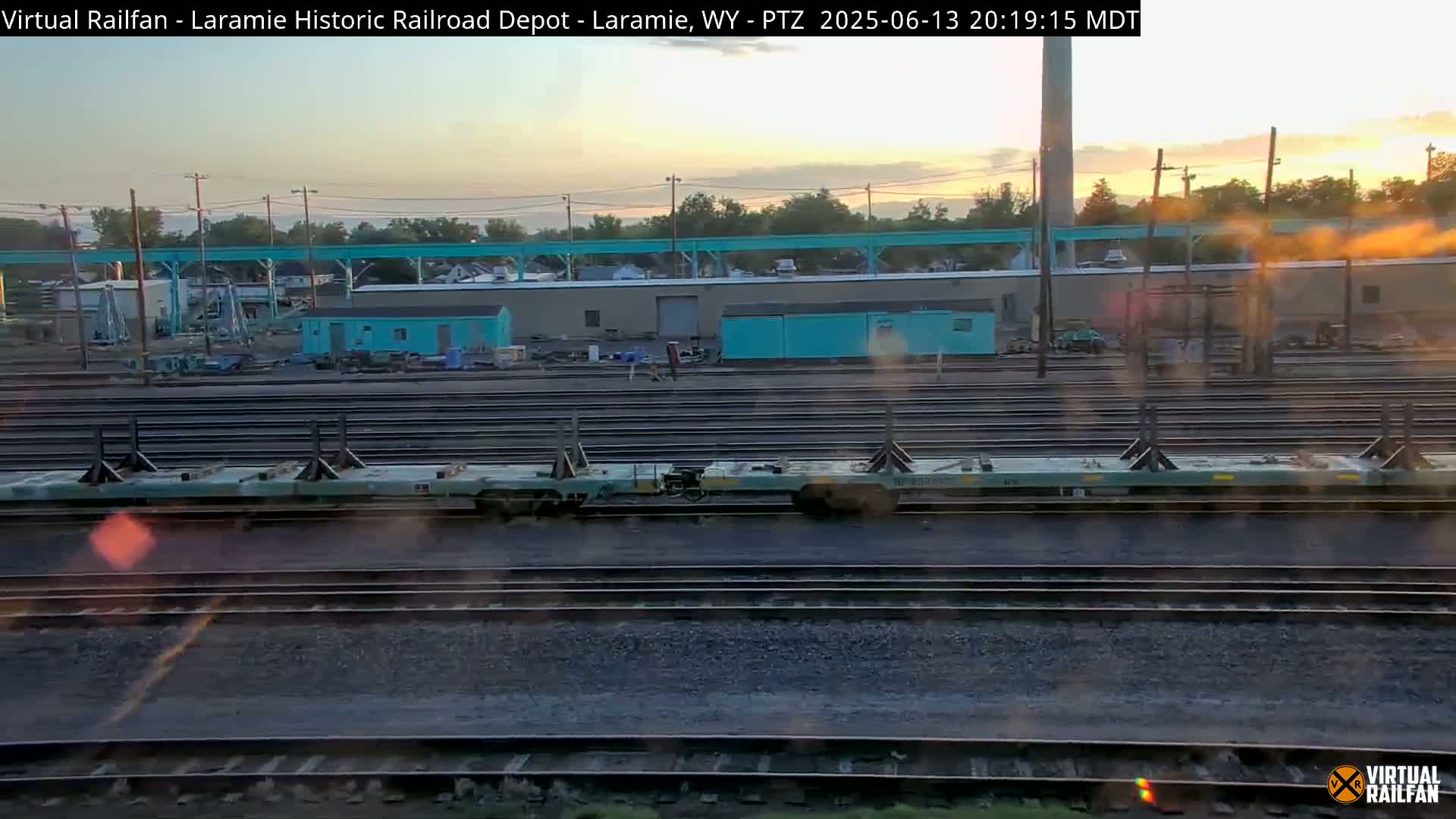 Laramie Historic Railroad Depot Live Cam - Laramie, Albany, Wyoming, USA 