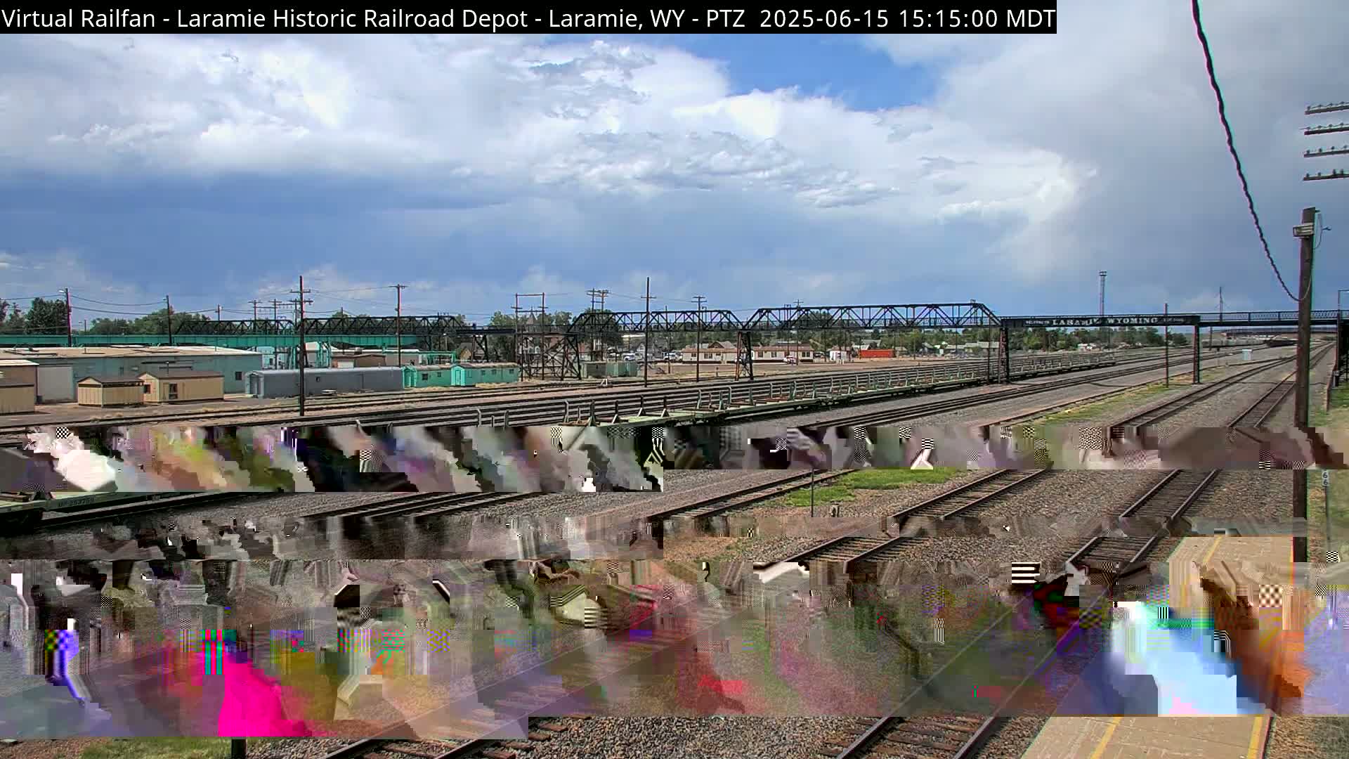Laramie Historic Railroad Depot Live Cam - Laramie, Albany, Wyoming, USA 