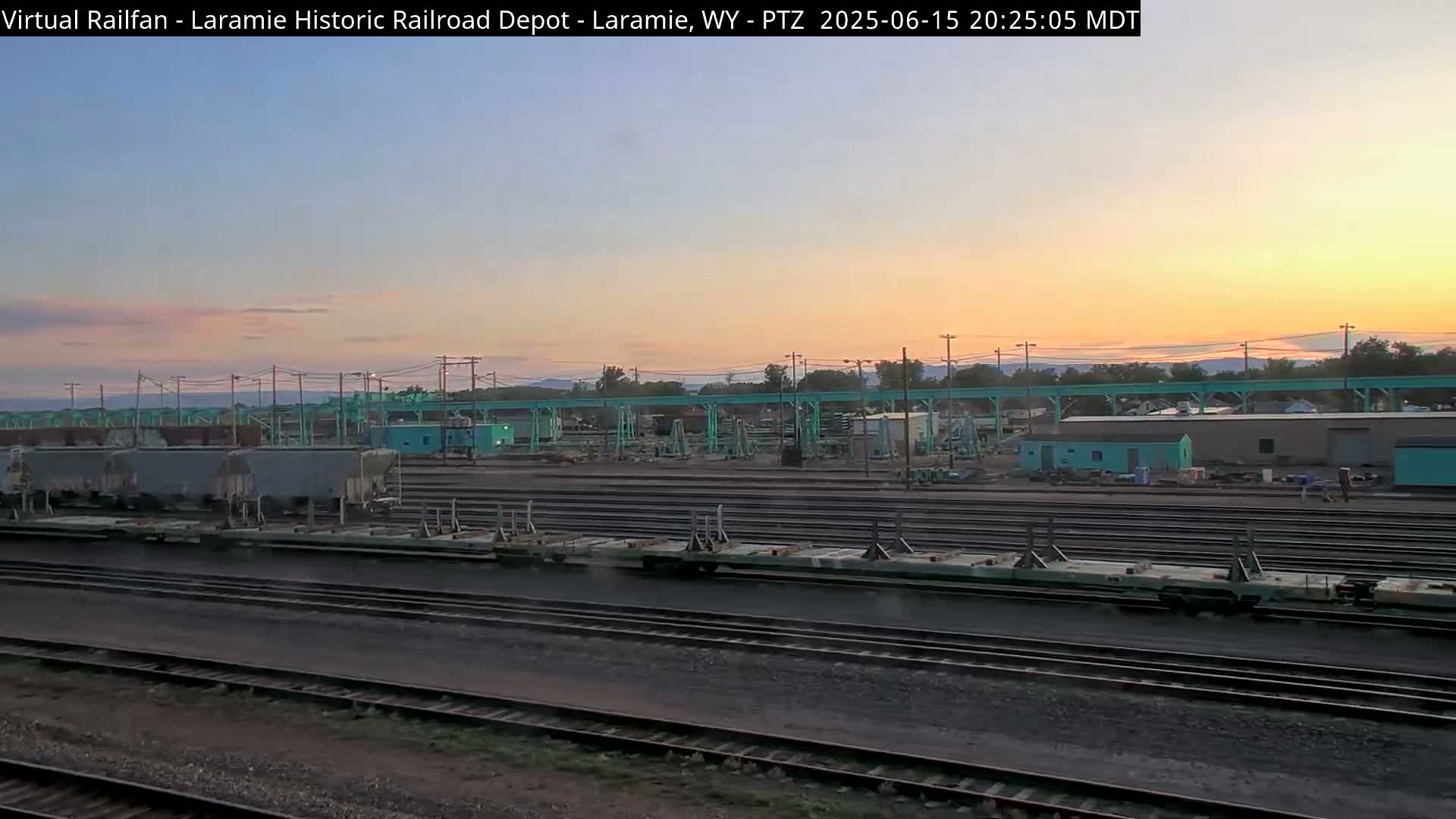 Laramie Historic Railroad Depot Live Cam - Laramie, Albany, Wyoming, USA 
