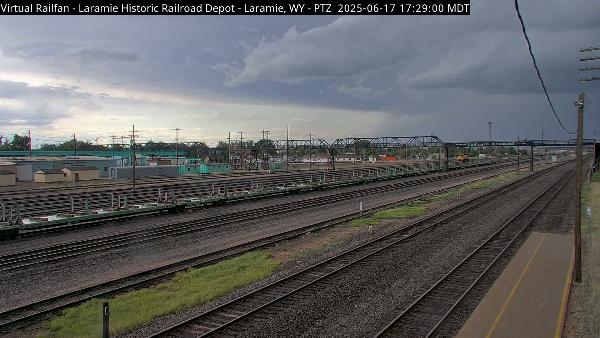 Laramie Historic Railroad Depot Live Cam - Laramie, Albany, Wyoming, USA 