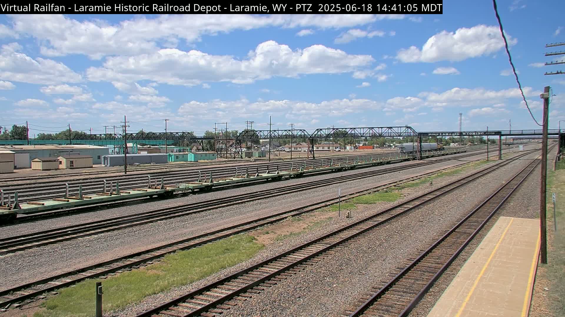 Laramie Historic Railroad Depot Live Cam - Laramie, Albany, Wyoming, USA 