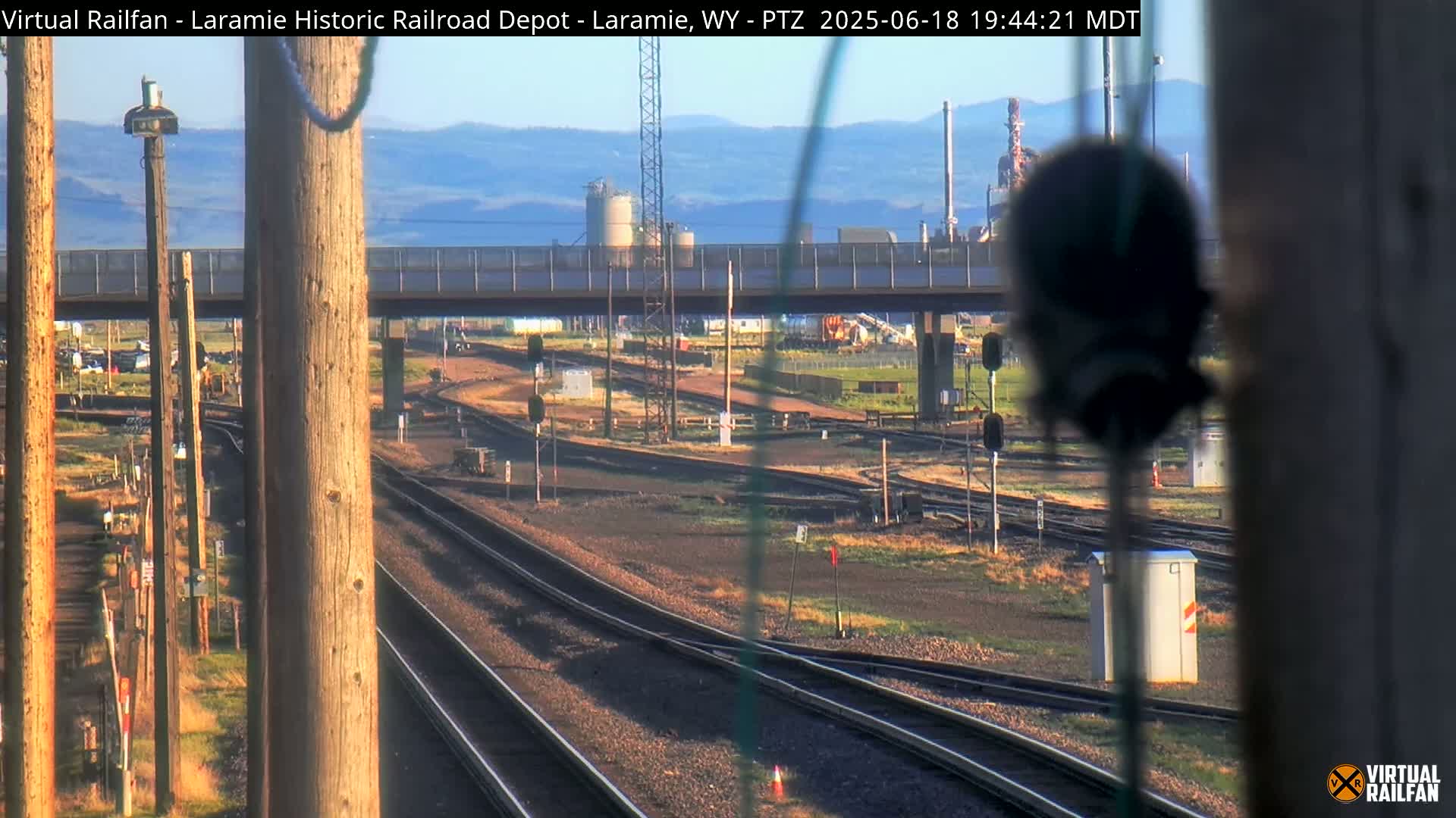 Laramie Historic Railroad Depot Live Cam - Laramie, Albany, Wyoming, USA 