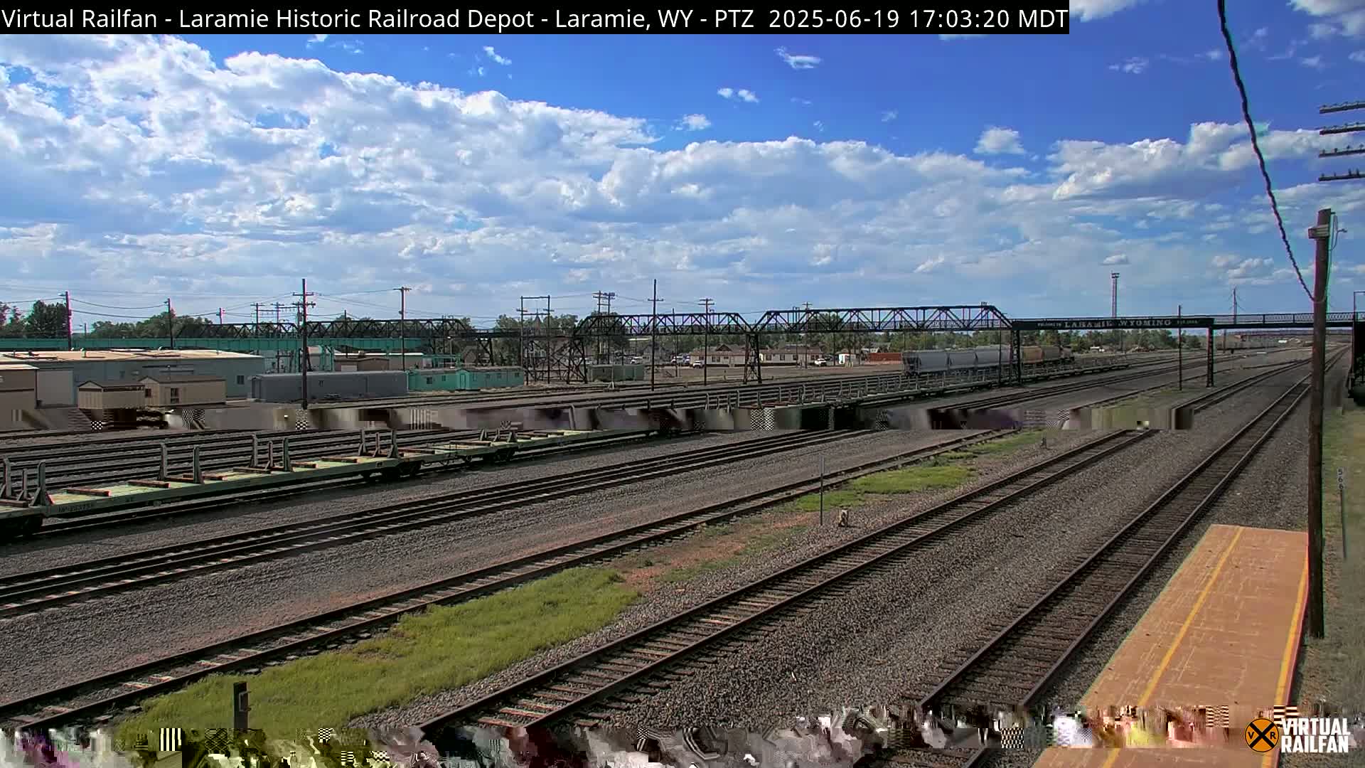 Laramie Historic Railroad Depot Live Cam - Laramie, Albany, Wyoming, USA 