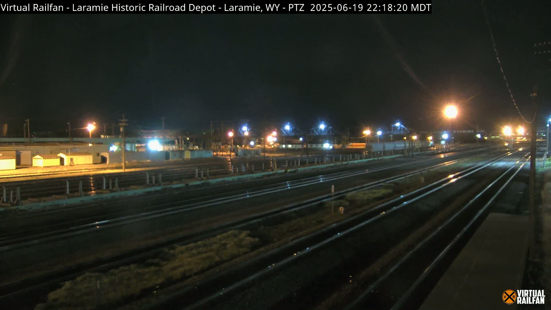 Laramie Historic Railroad Depot Live Cam - Laramie, Albany, Wyoming, USA 