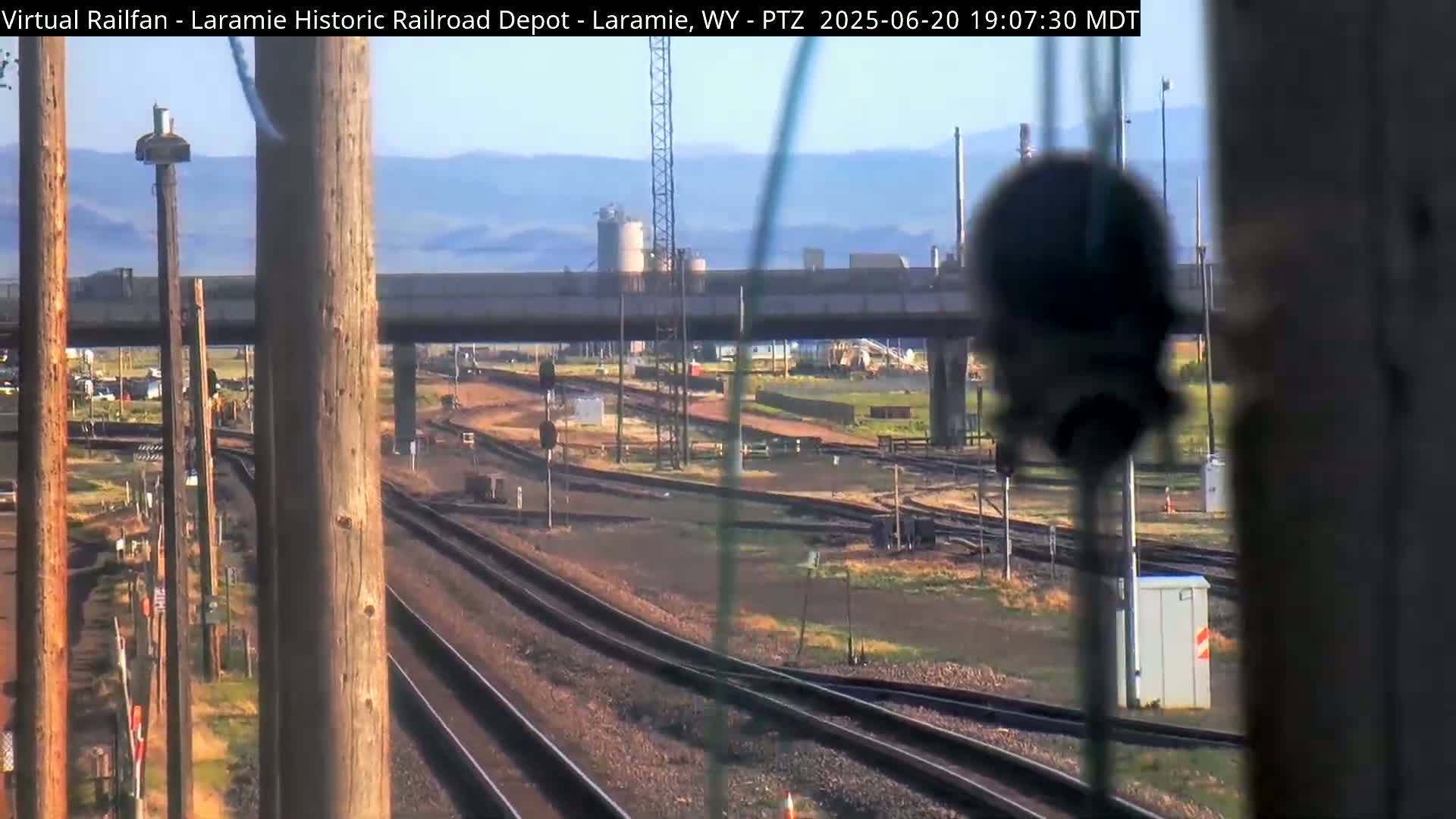 Laramie Historic Railroad Depot Live Cam - Laramie, Albany, Wyoming, USA 