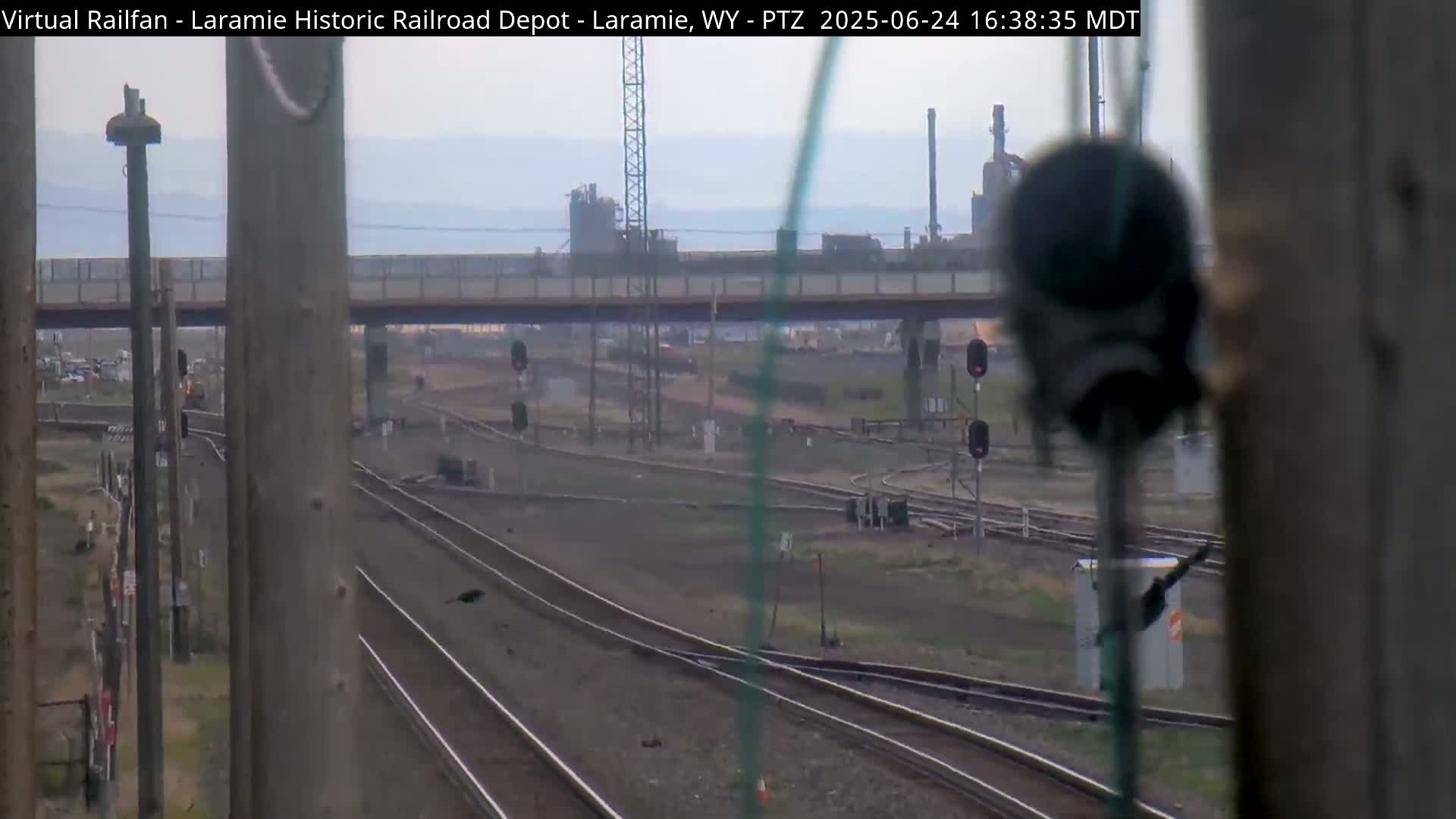 Laramie Historic Railroad Depot Live Cam - Laramie, Albany, Wyoming, USA 