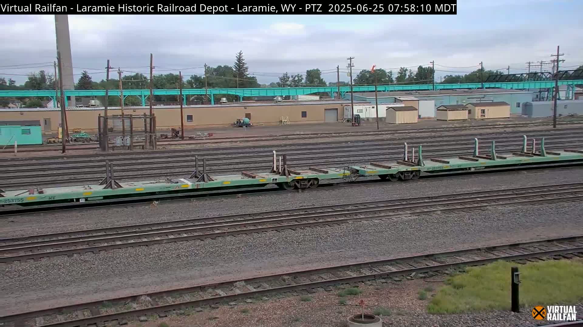 Laramie Historic Railroad Depot Live Cam - Laramie, Albany, Wyoming, USA 