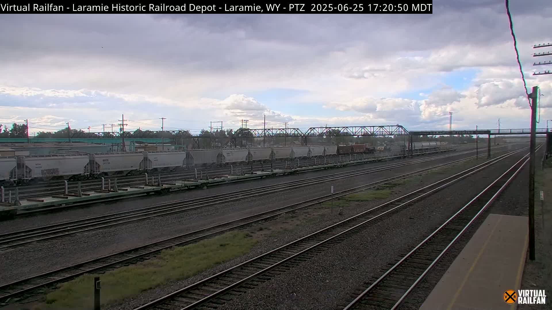 Laramie Historic Railroad Depot Live Cam - Laramie, Albany, Wyoming, USA 