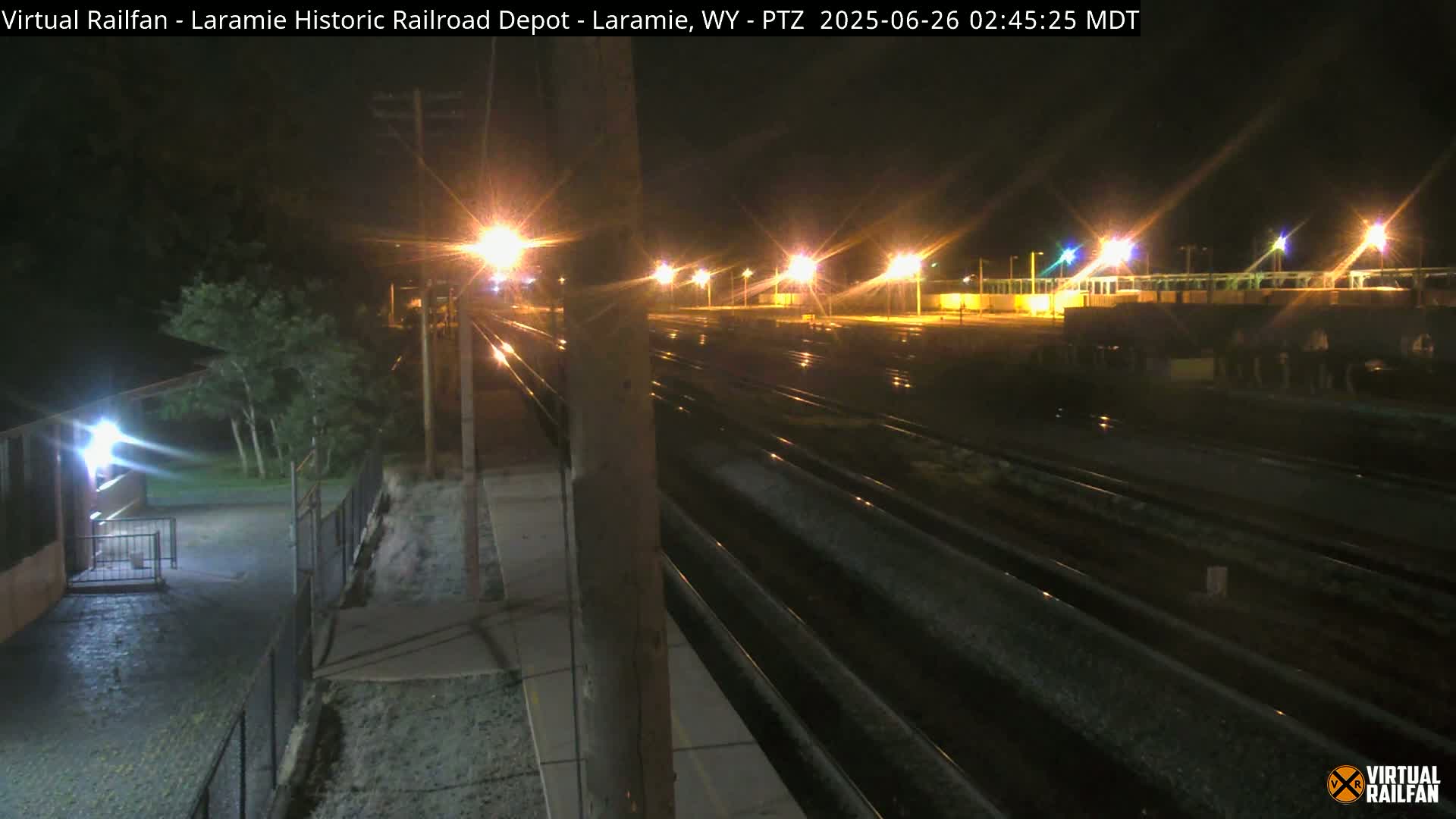 Laramie Historic Railroad Depot Live Cam - Laramie, Albany, Wyoming, USA 