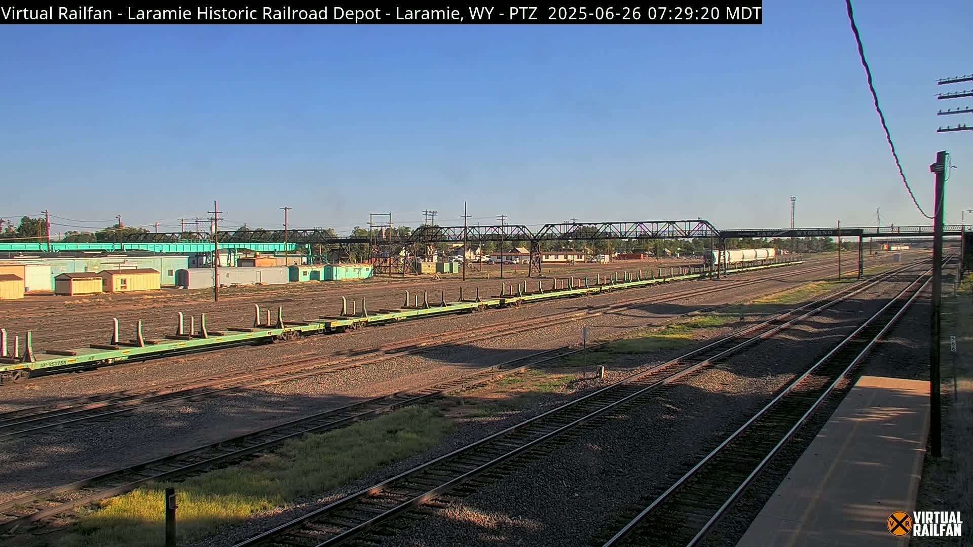 Laramie Historic Railroad Depot Live Cam - Laramie, Albany, Wyoming, USA 