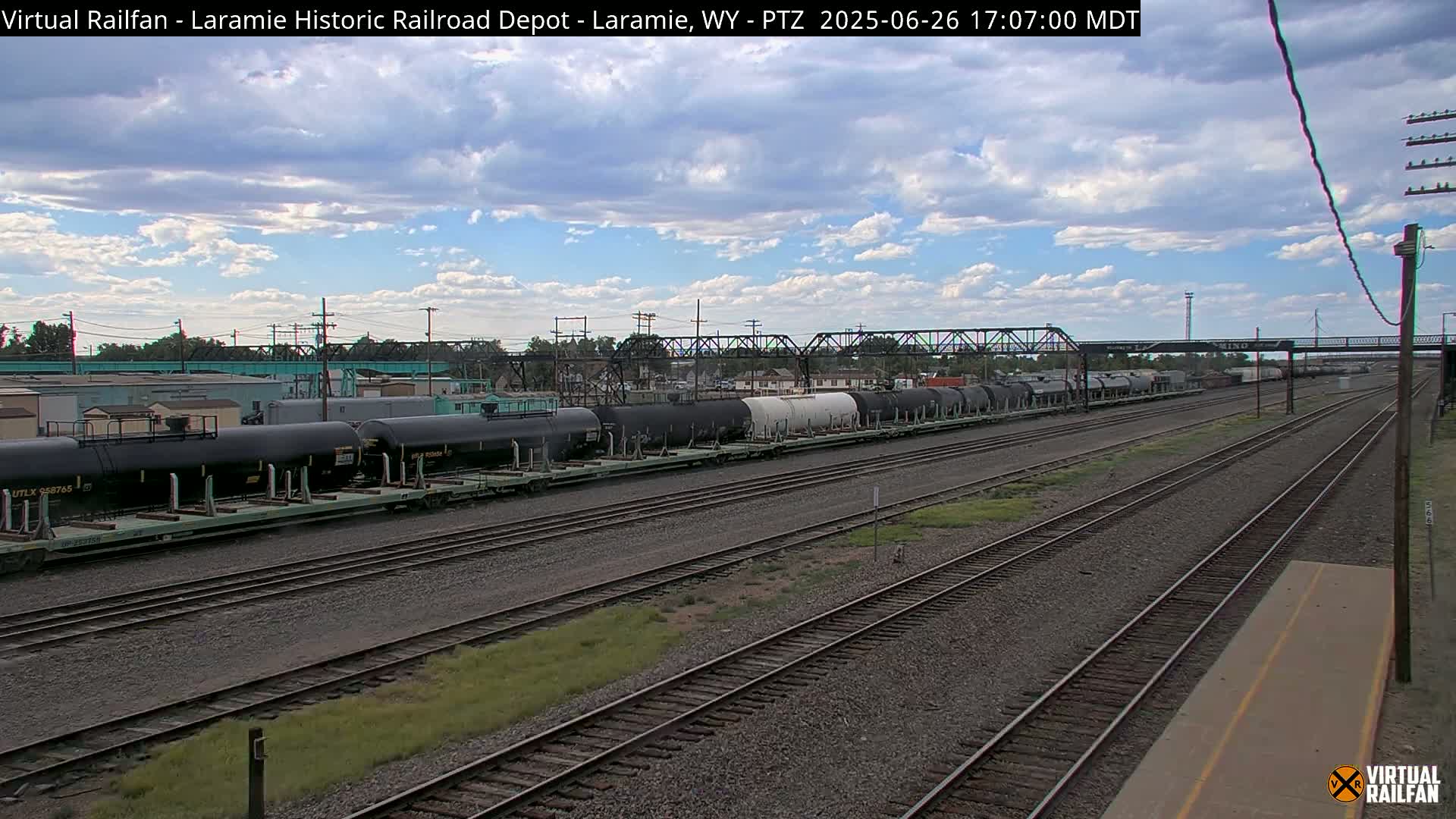 Laramie Historic Railroad Depot Live Cam - Laramie, Albany, Wyoming, USA 