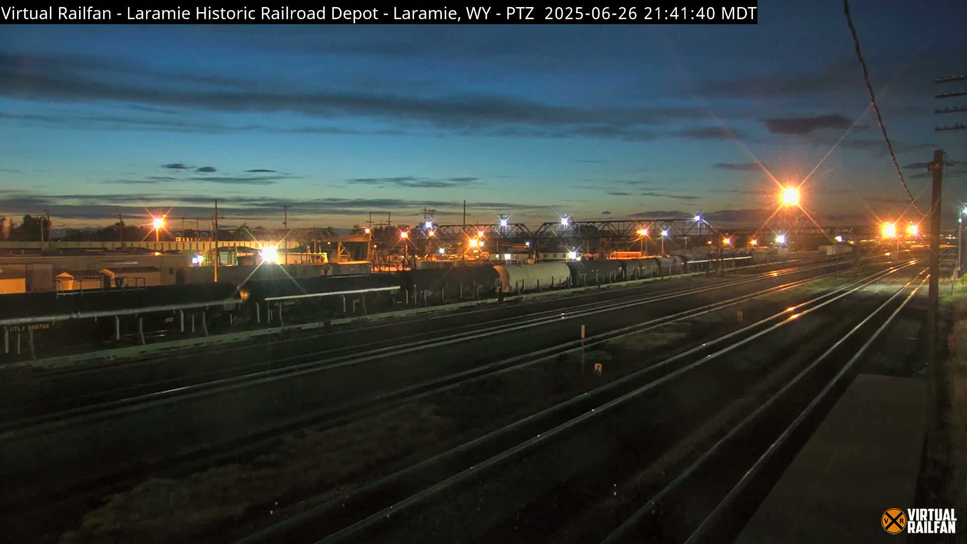 Laramie Historic Railroad Depot Live Cam - Laramie, Albany, Wyoming, USA 