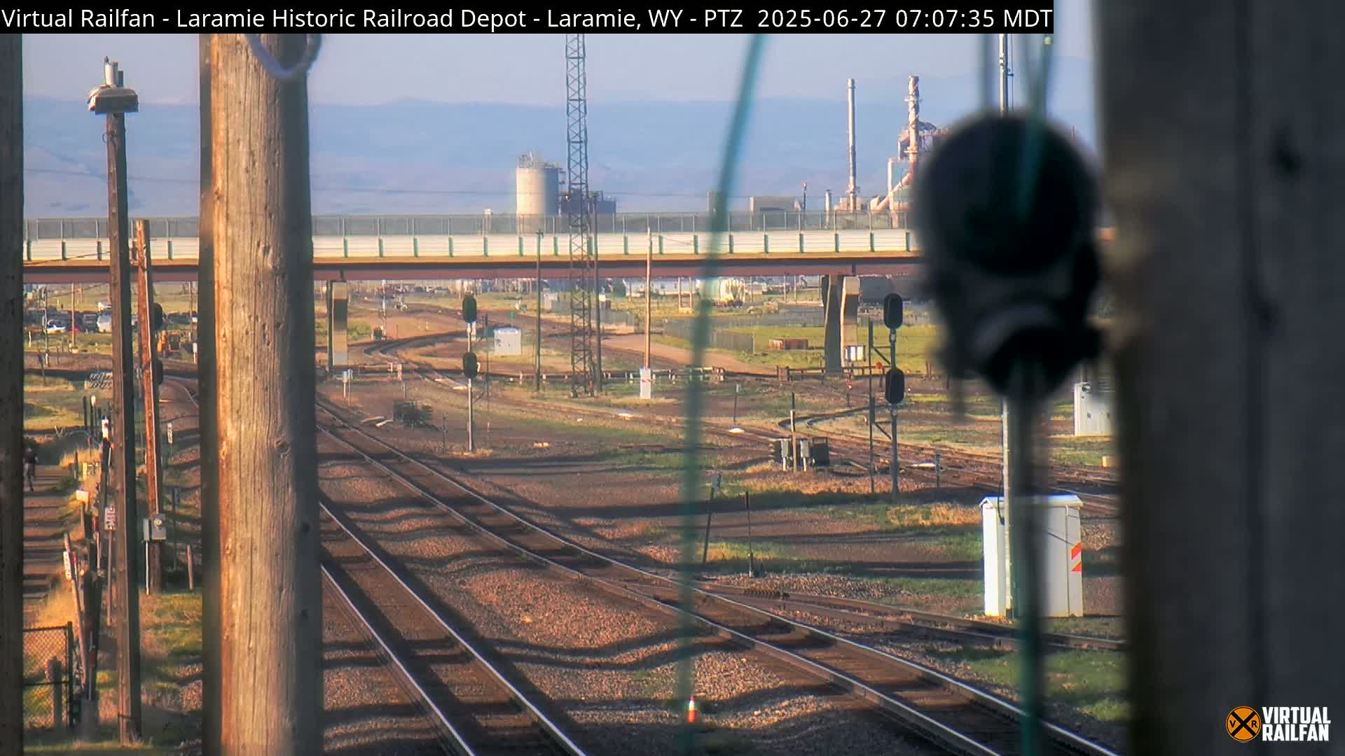 Laramie Historic Railroad Depot Live Cam - Laramie, Albany, Wyoming, USA 