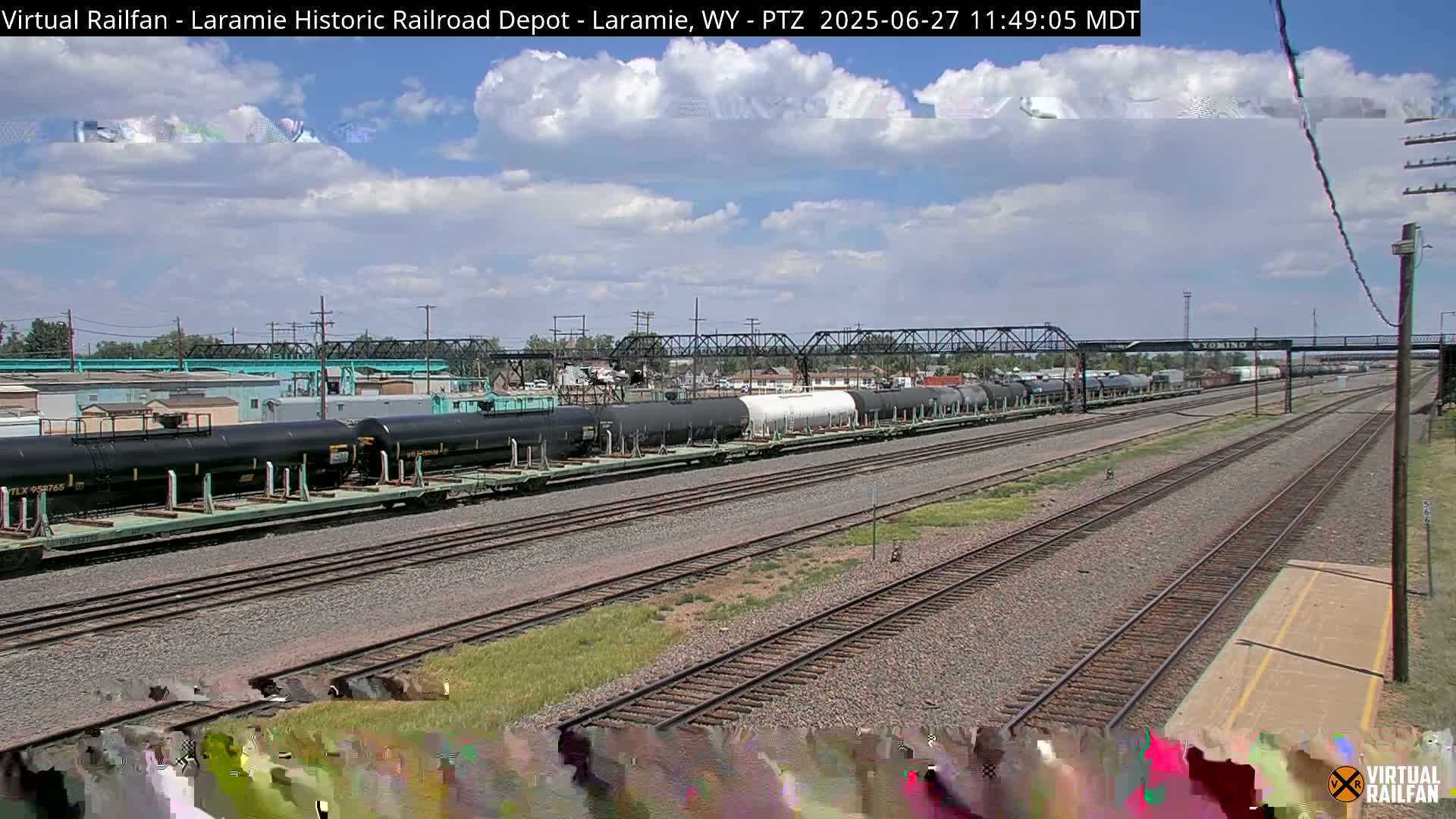 Laramie Historic Railroad Depot Live Cam - Laramie, Albany, Wyoming, USA 