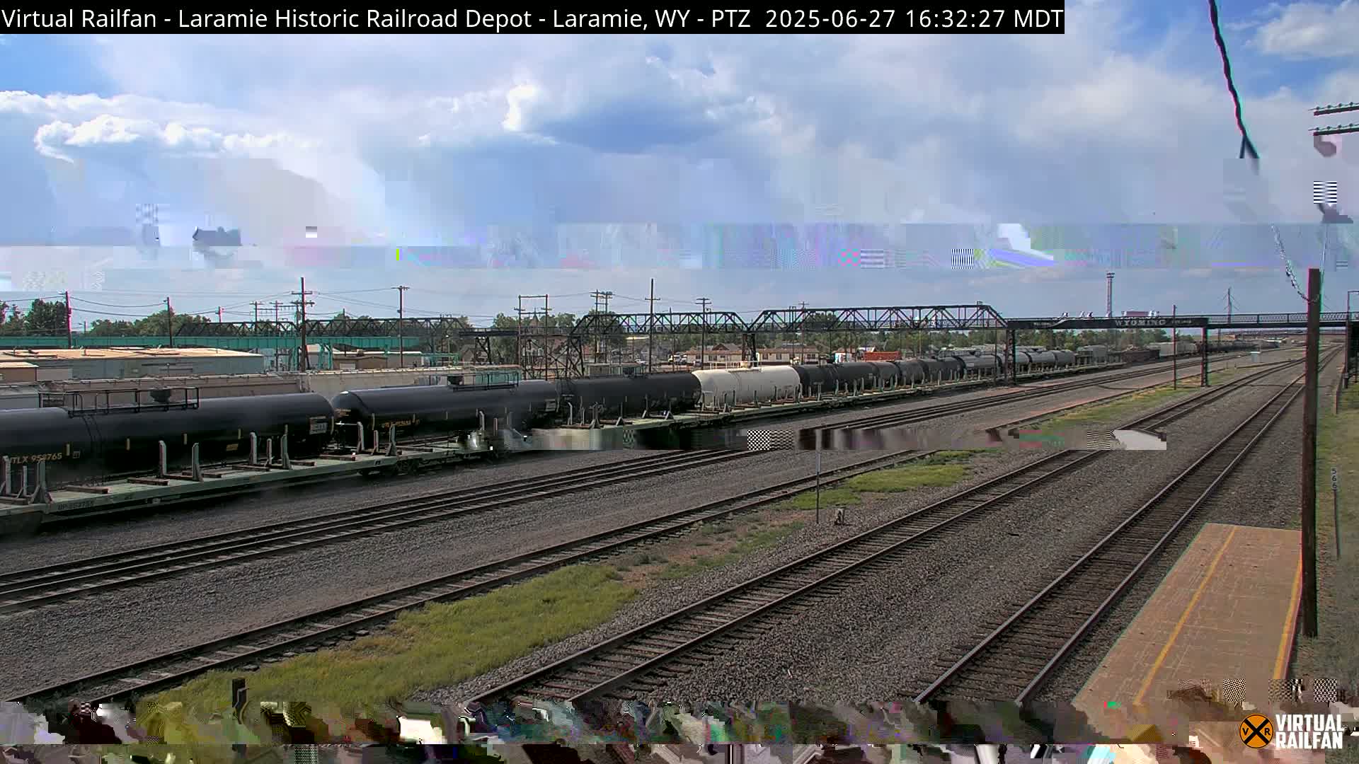Laramie Historic Railroad Depot Live Cam - Laramie, Albany, Wyoming, USA 
