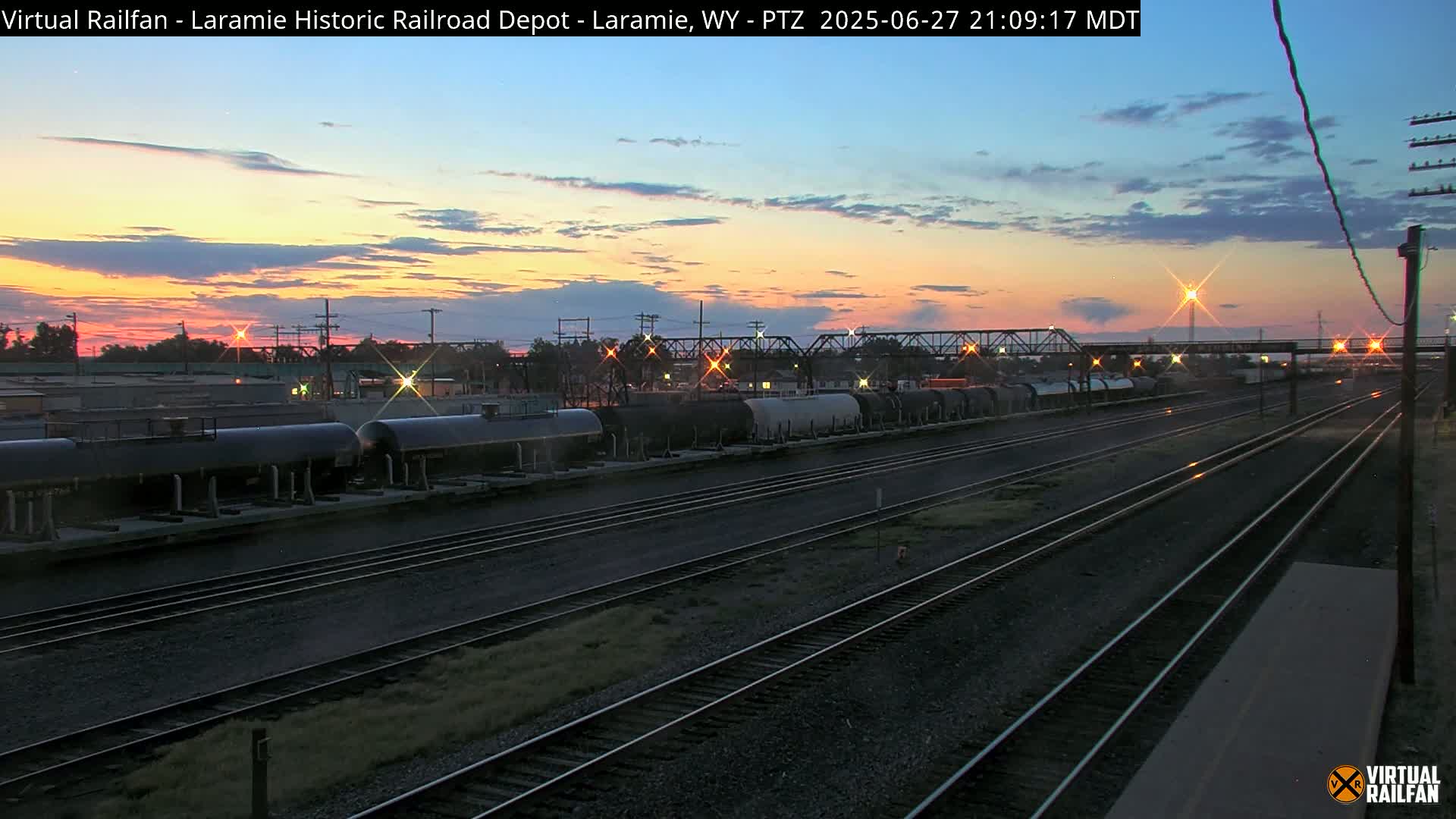Laramie Historic Railroad Depot Live Cam - Laramie, Albany, Wyoming, USA 