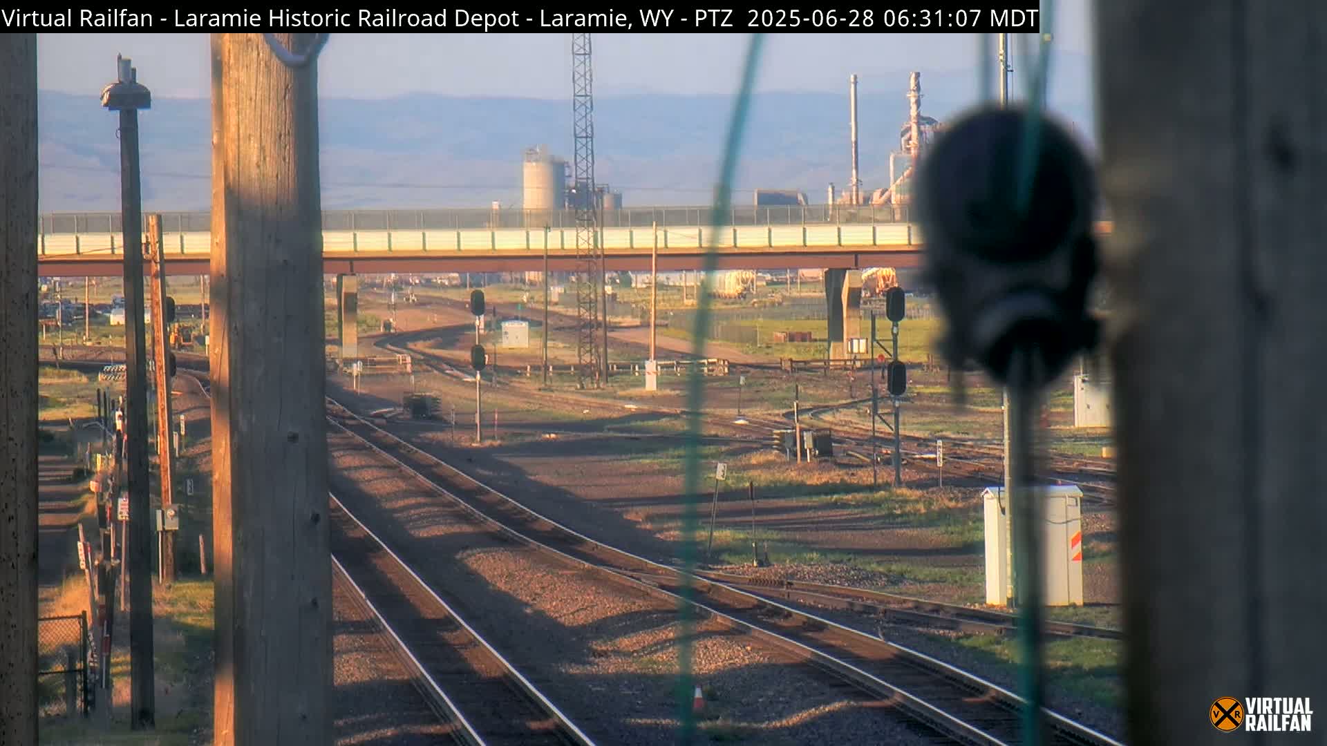 Laramie Historic Railroad Depot Live Cam - Laramie, Albany, Wyoming, USA 