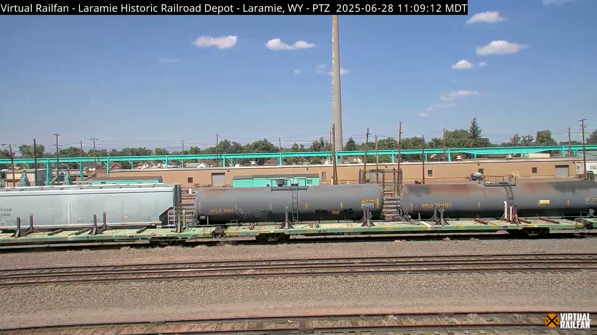 Laramie Historic Railroad Depot Live Cam - Laramie, Albany, Wyoming, USA 