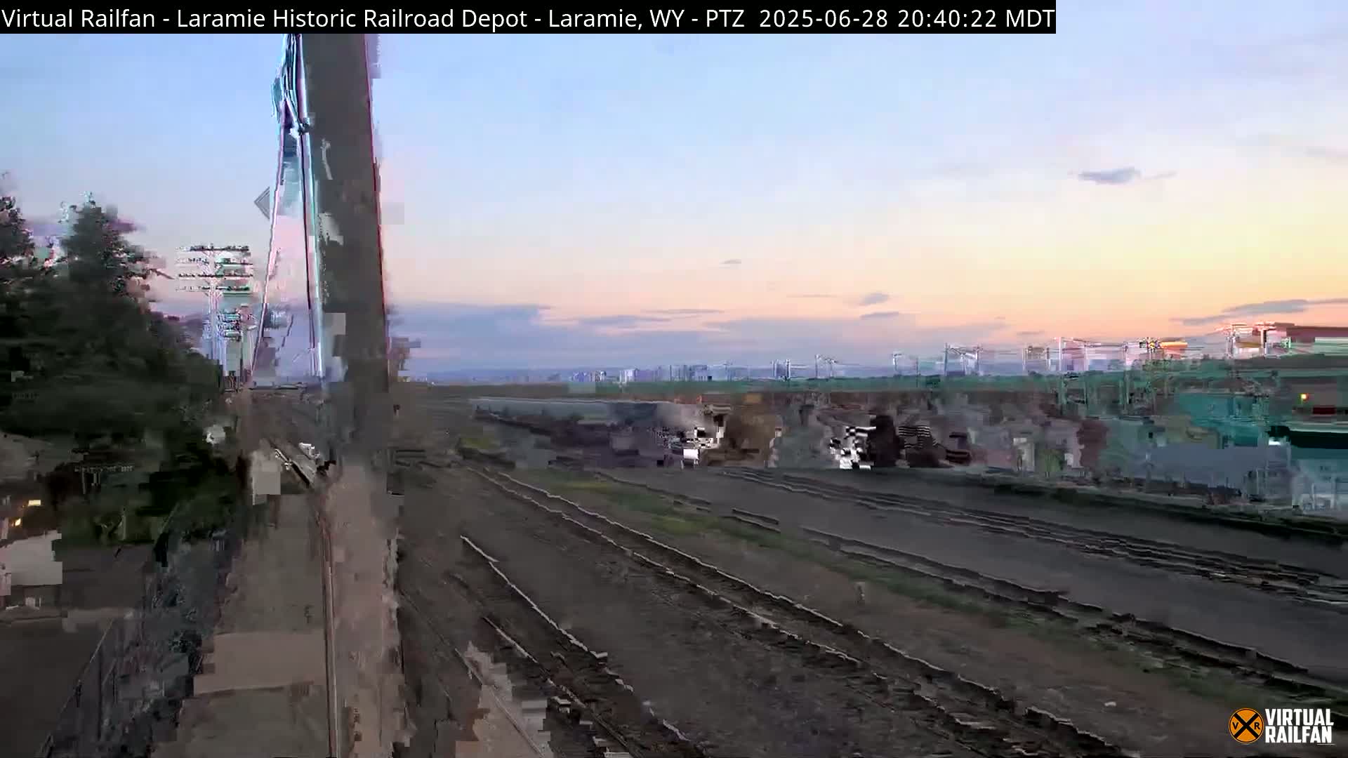 Laramie Historic Railroad Depot Live Cam - Laramie, Albany, Wyoming, USA 