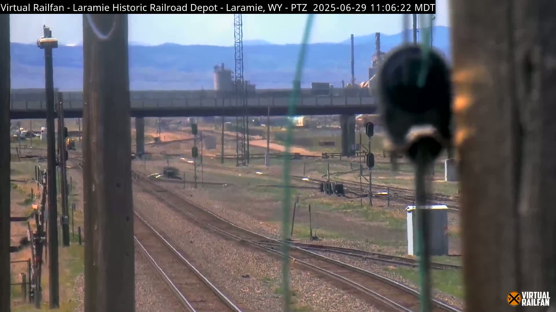 Laramie Historic Railroad Depot Live Cam - Laramie, Albany, Wyoming, USA 