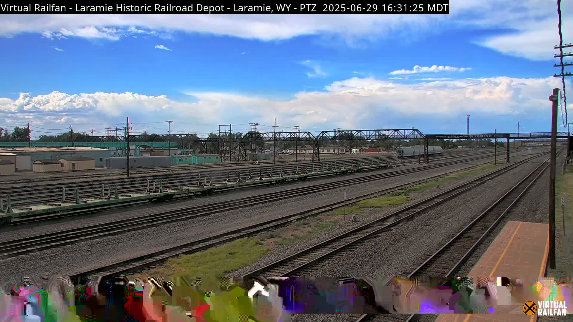 Laramie Historic Railroad Depot Live Cam - Laramie, Albany, Wyoming, USA 
