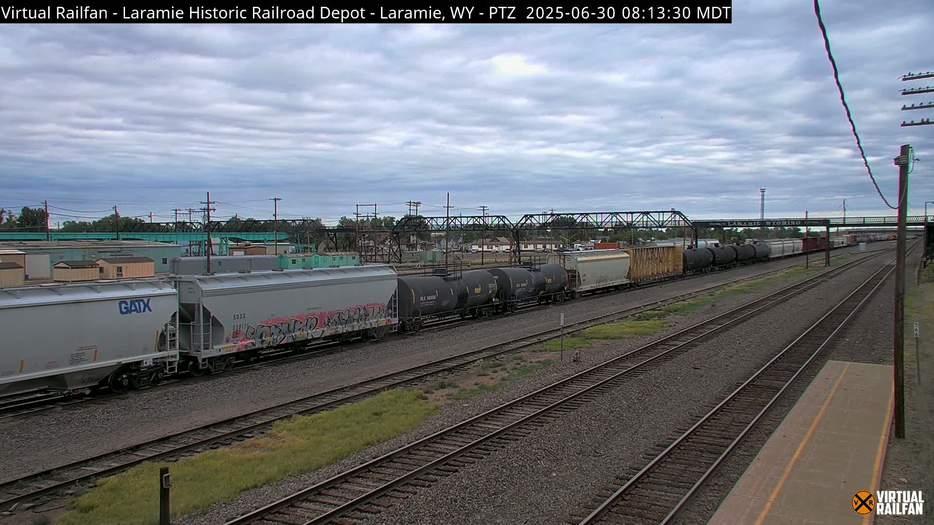 Laramie Historic Railroad Depot Live Cam - Laramie, Albany, Wyoming, USA 