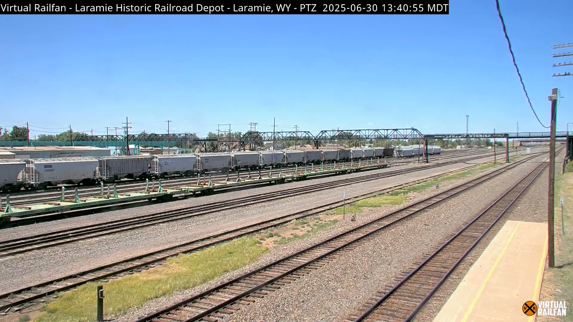 Laramie Historic Railroad Depot Live Cam - Laramie, Albany, Wyoming, USA 
