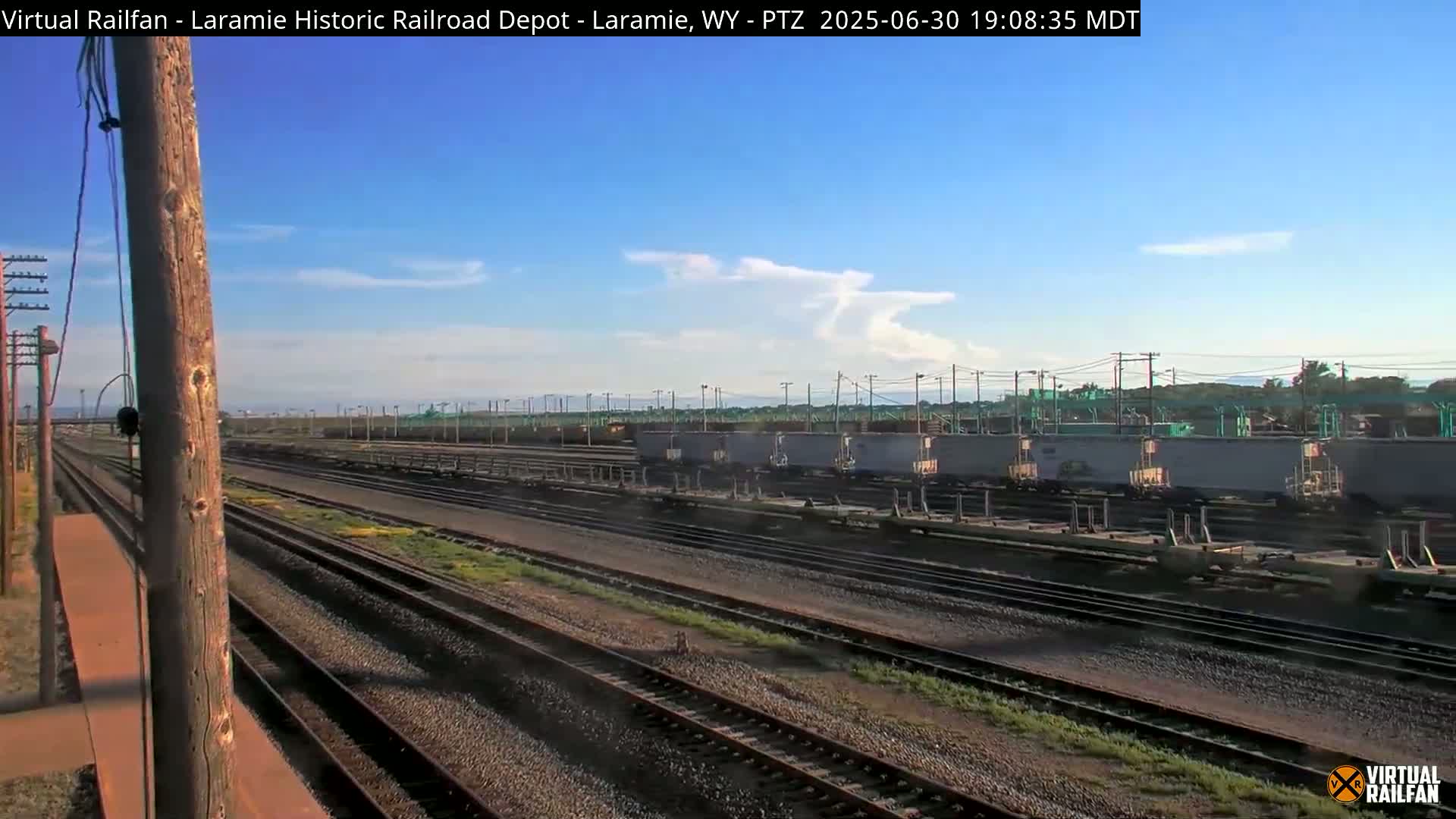 Laramie Historic Railroad Depot Live Cam - Laramie, Albany, Wyoming, USA 