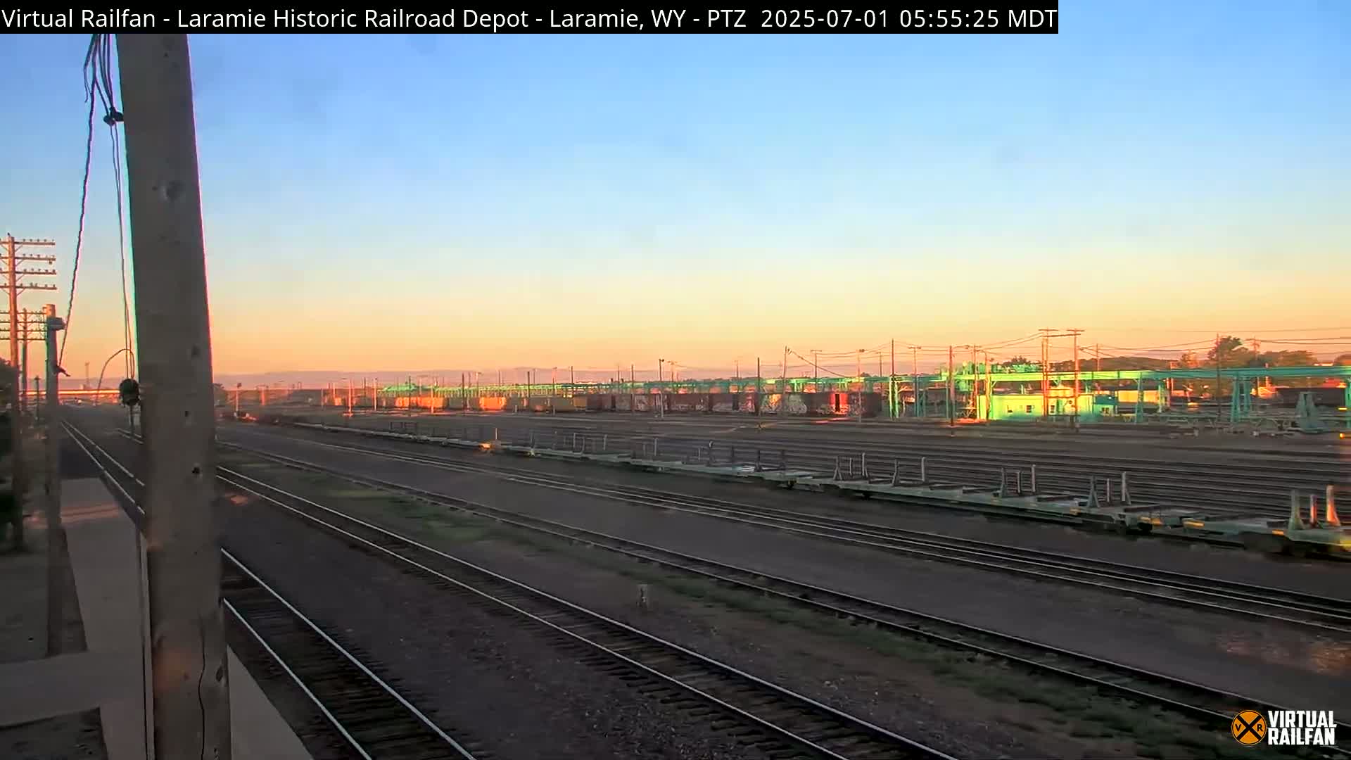 Laramie Historic Railroad Depot Live Cam - Laramie, Albany, Wyoming, USA 