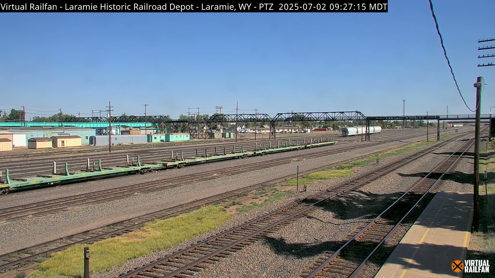Laramie Historic Railroad Depot Live Cam - Laramie, Albany, Wyoming, USA 