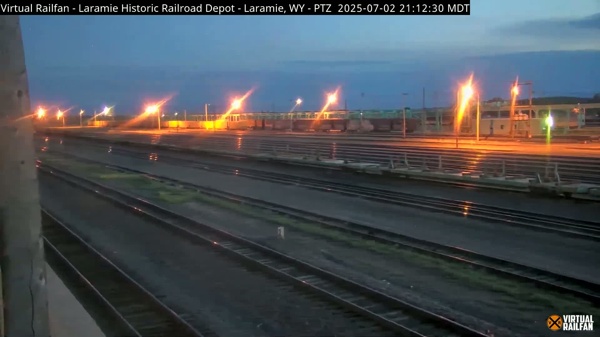 Laramie Historic Railroad Depot Live Cam - Laramie, Albany, Wyoming, USA 