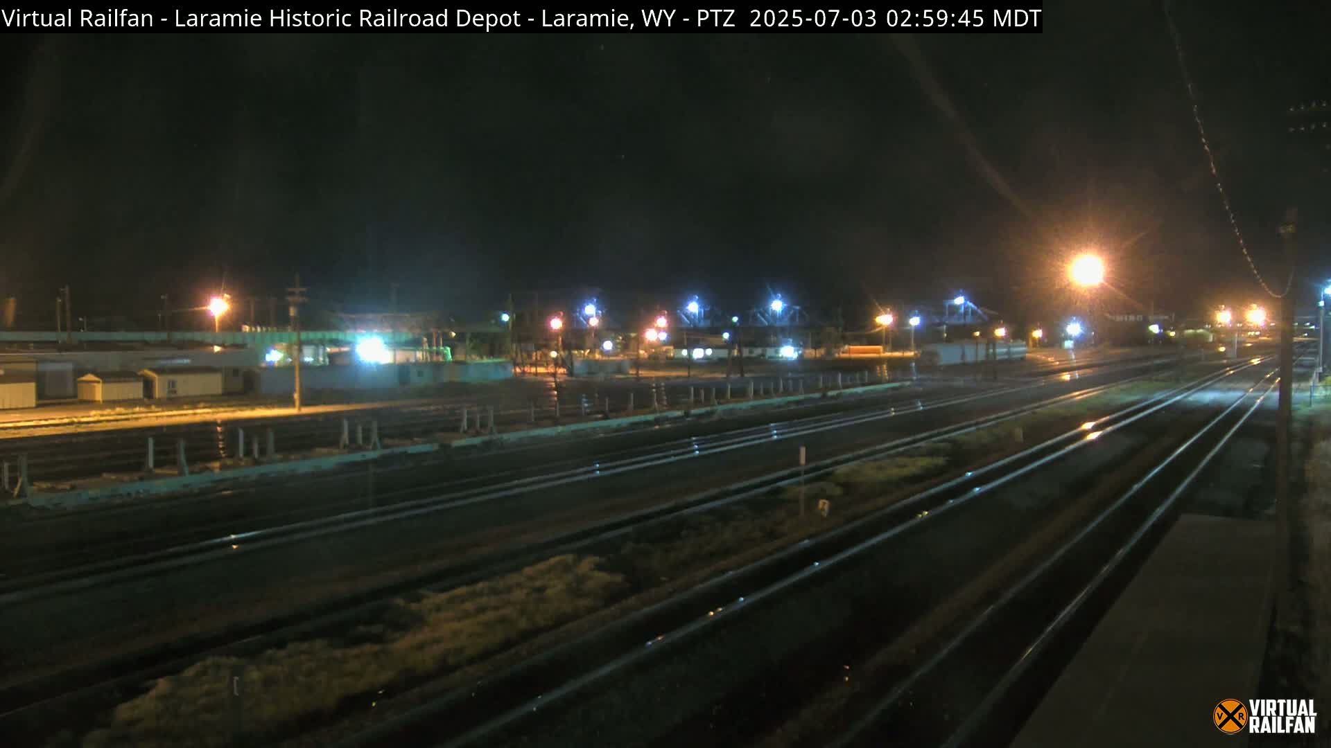 Laramie Historic Railroad Depot Live Cam - Laramie, Albany, Wyoming, USA 