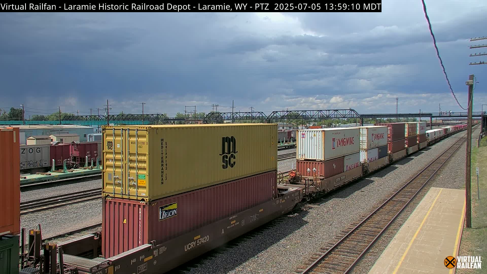 Laramie Historic Railroad Depot Live Cam - Laramie, Albany, Wyoming, USA 