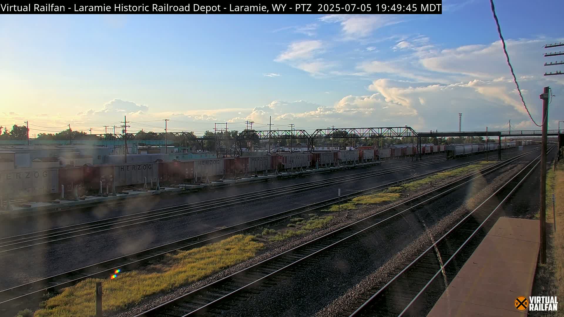 Laramie Historic Railroad Depot Live Cam - Laramie, Albany, Wyoming, USA 