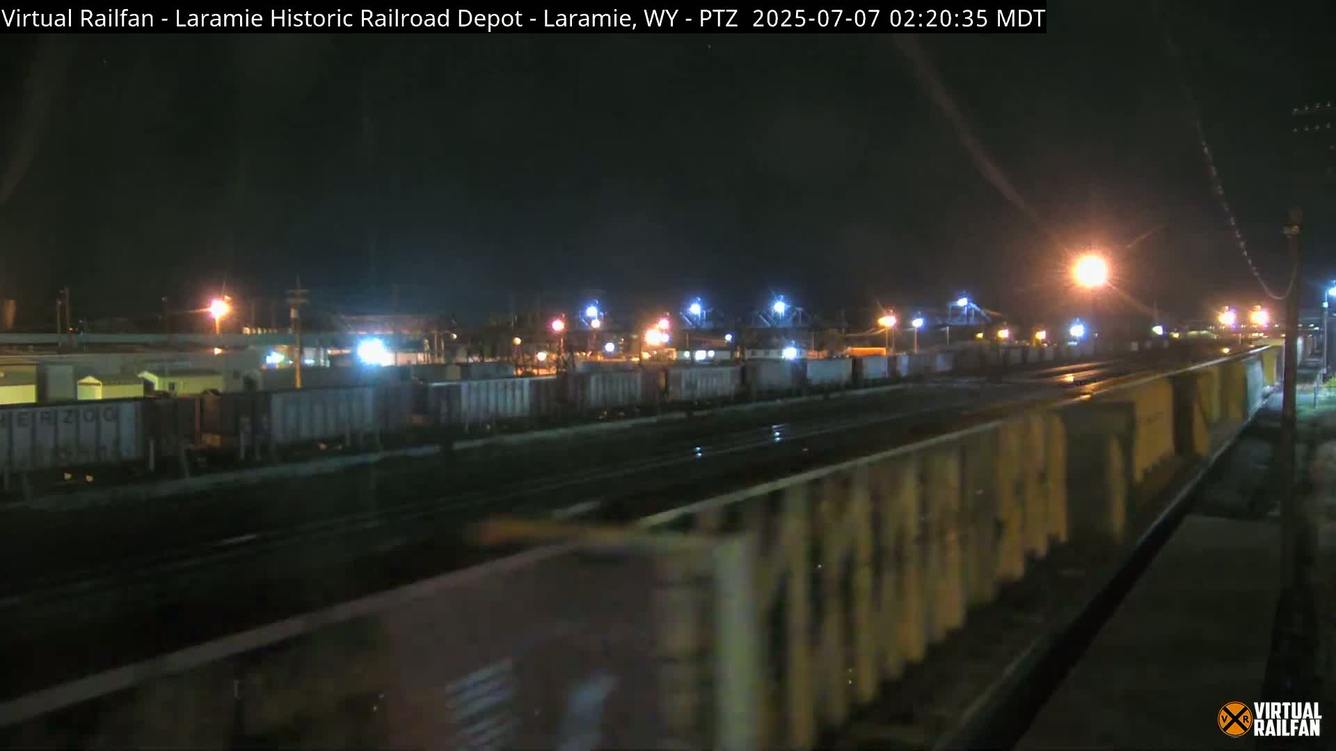 Laramie Historic Railroad Depot Live Cam - Laramie, Albany, Wyoming, USA 