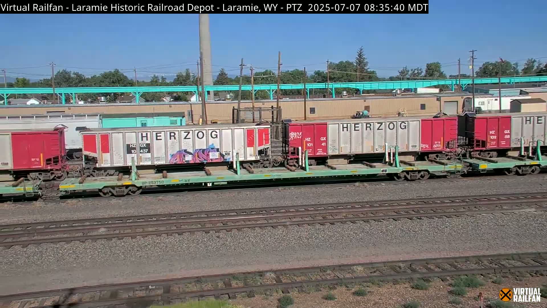 Laramie Historic Railroad Depot Live Cam - Laramie, Albany, Wyoming, USA 