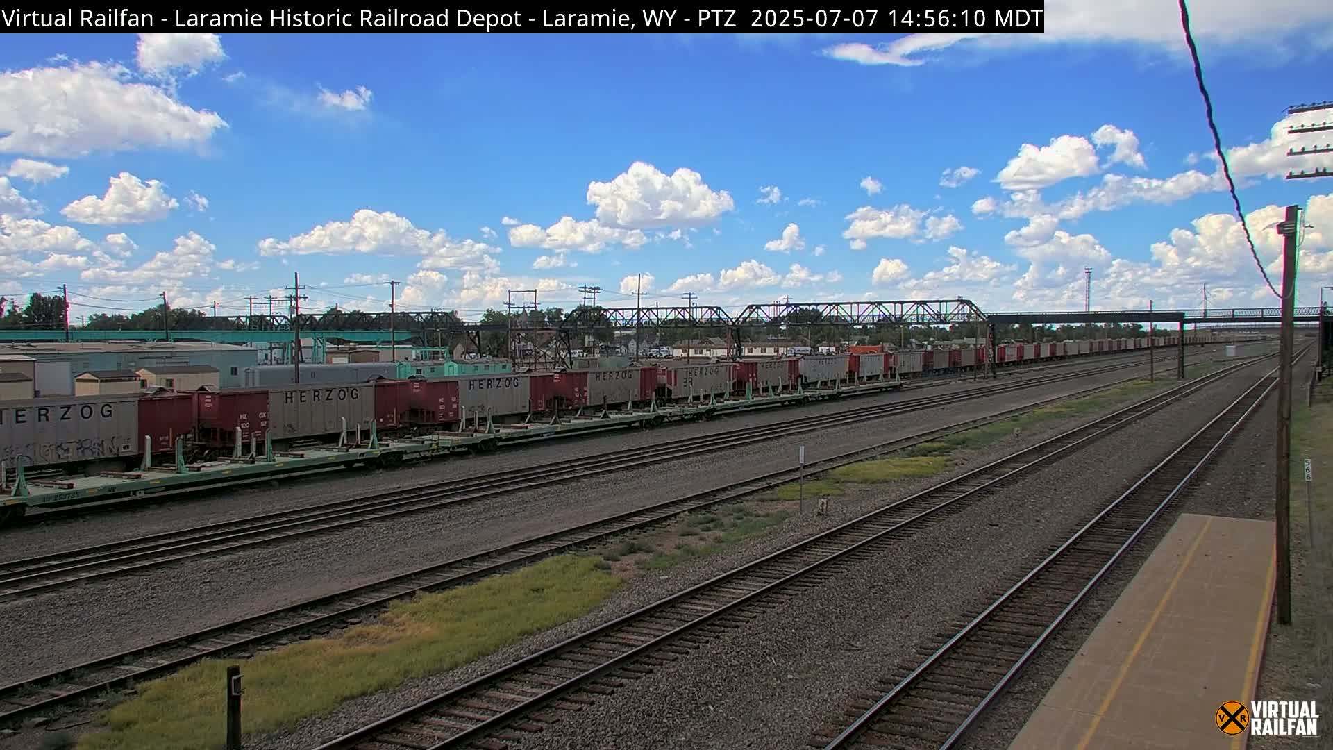 Laramie Historic Railroad Depot Live Cam - Laramie, Albany, Wyoming, USA 