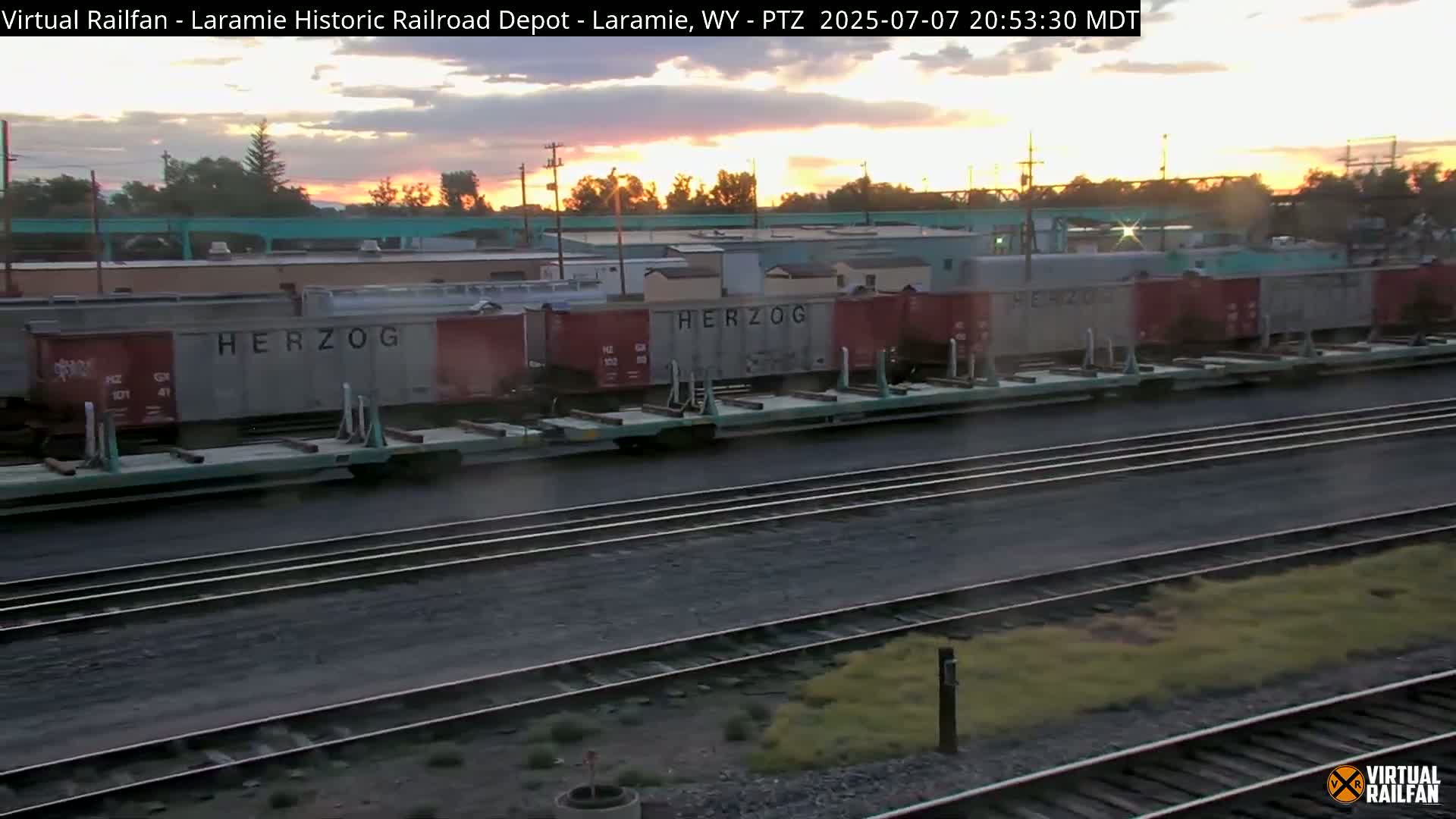 Laramie Historic Railroad Depot Live Cam - Laramie, Albany, Wyoming, USA 
