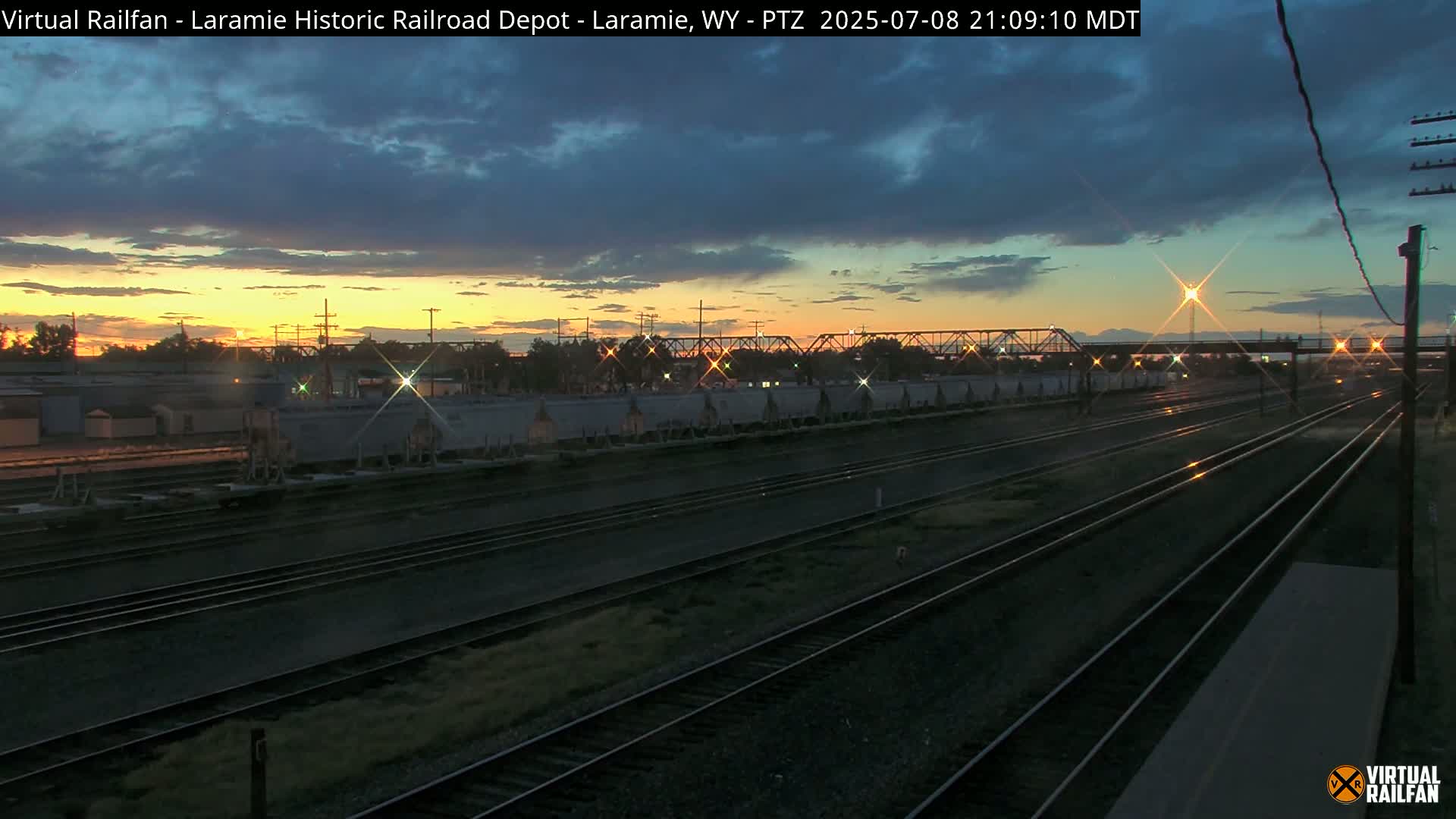 Laramie Historic Railroad Depot Live Cam - Laramie, Albany, Wyoming, USA 