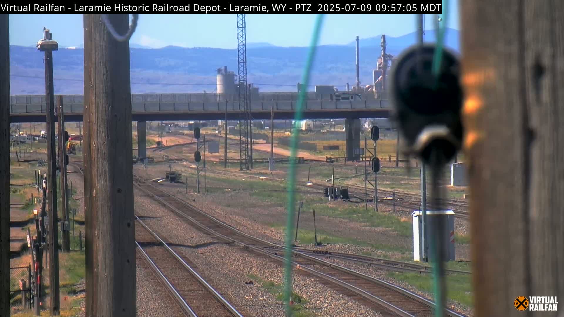 Laramie Historic Railroad Depot Live Cam - Laramie, Albany, Wyoming, USA 