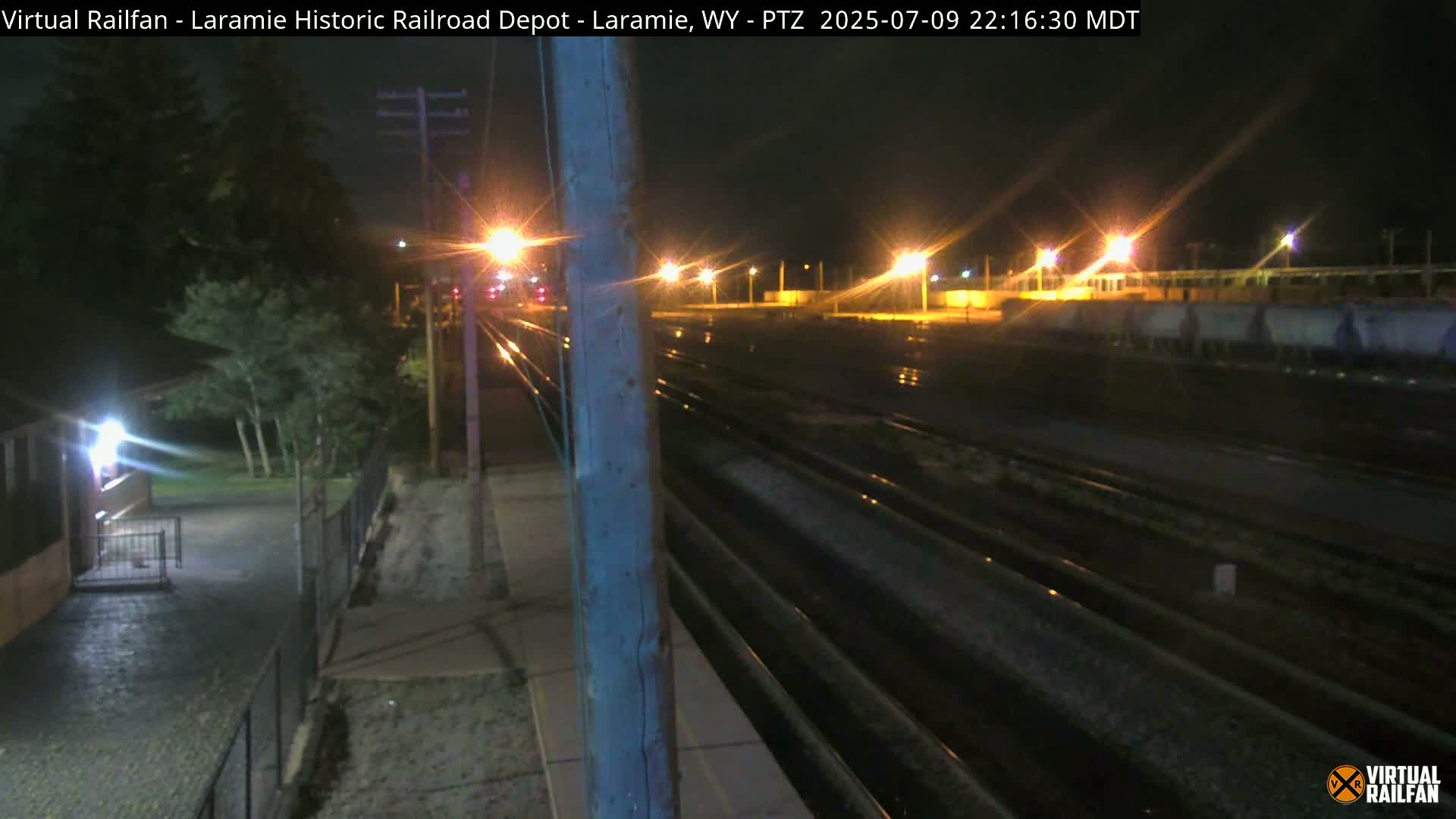 Laramie Historic Railroad Depot Live Cam - Laramie, Albany, Wyoming, USA 