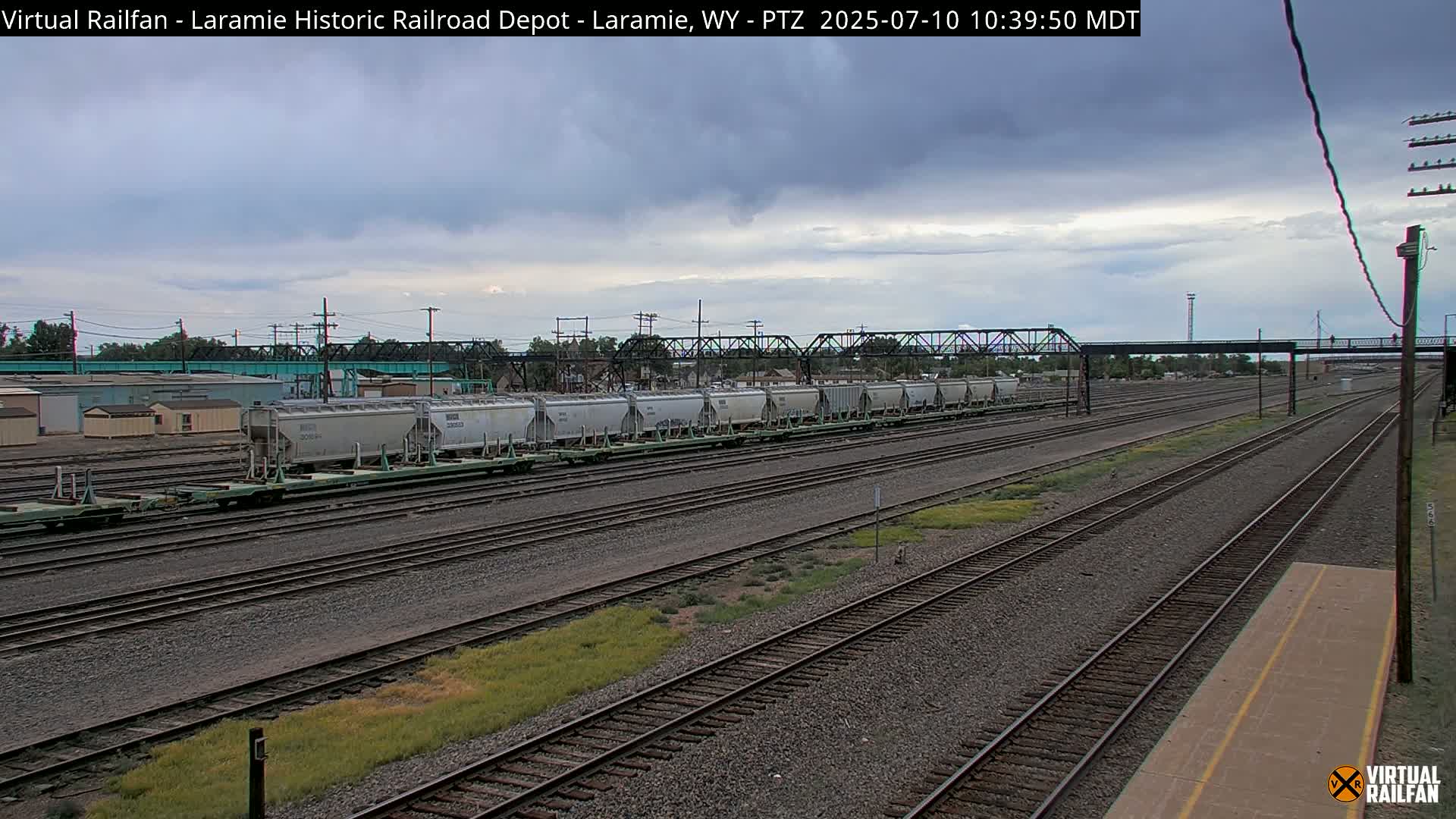 Laramie Historic Railroad Depot Live Cam - Laramie, Albany, Wyoming, USA 