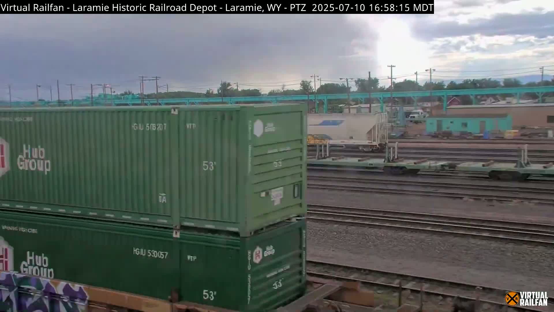 Laramie Historic Railroad Depot Live Cam - Laramie, Albany, Wyoming, USA 