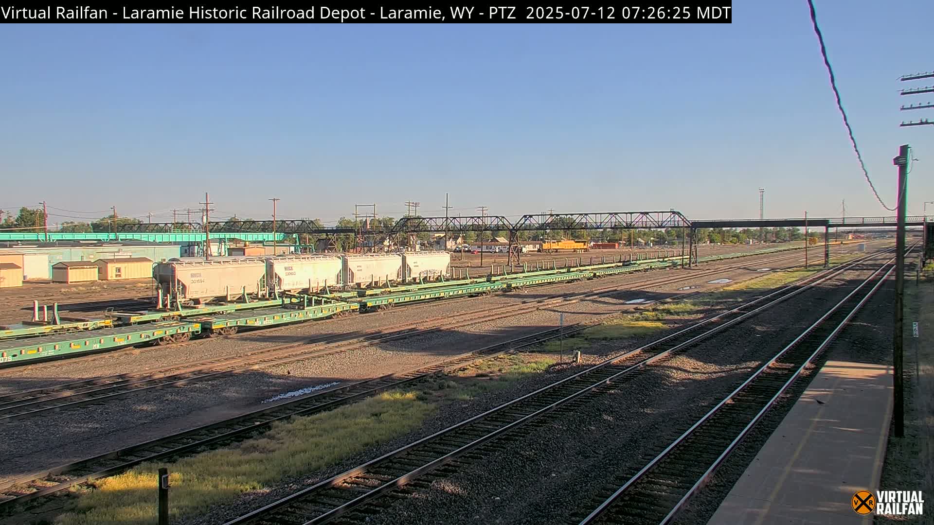 Laramie Historic Railroad Depot Live Cam - Laramie, Albany, Wyoming, USA 