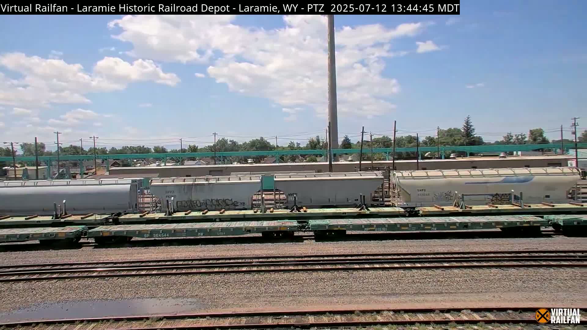 Laramie Historic Railroad Depot Live Cam - Laramie, Albany, Wyoming, USA 