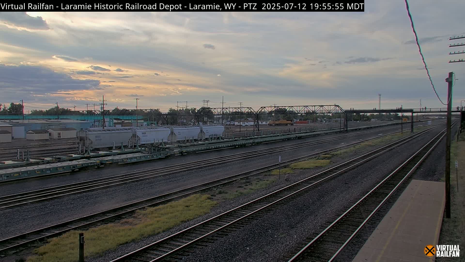 Laramie Historic Railroad Depot Live Cam - Laramie, Albany, Wyoming, USA 